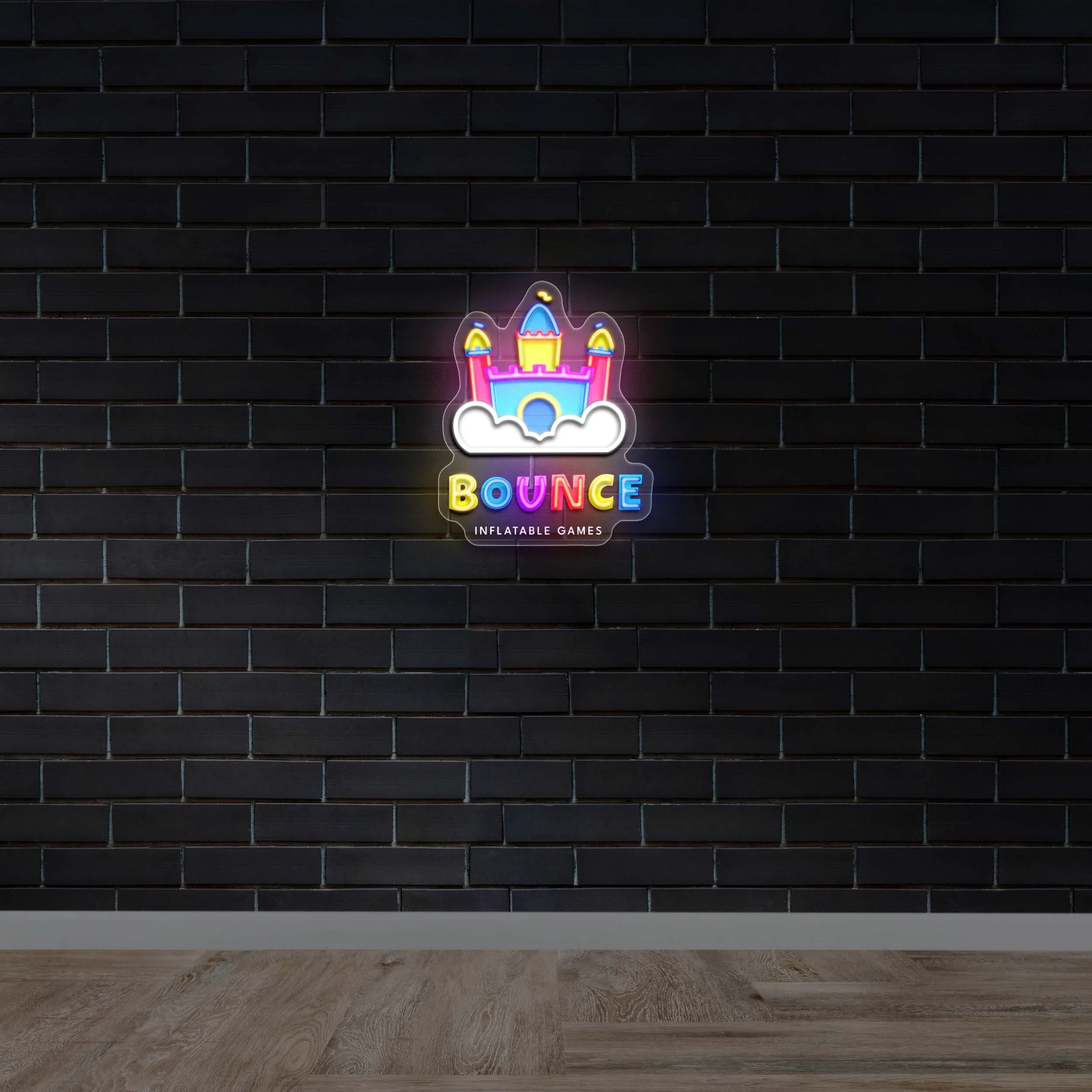 BOUNCE - Premium Neon Artwork