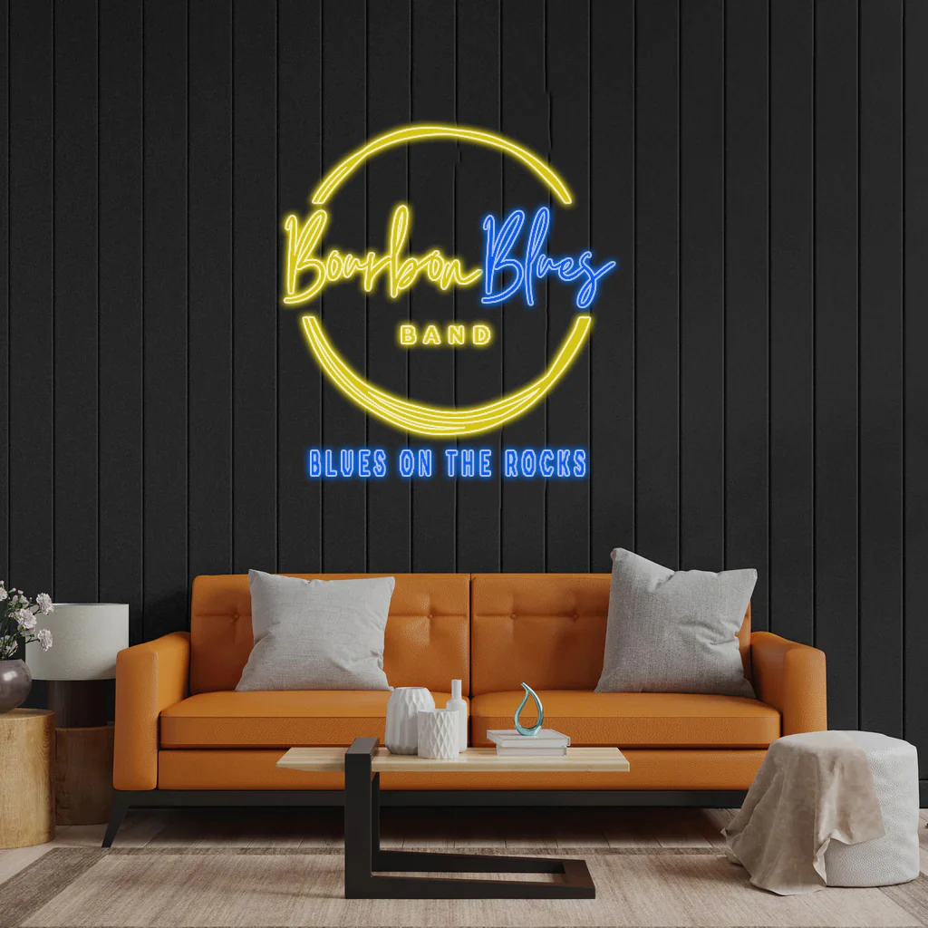 Bourbon Blues - Premium Neon Artwork