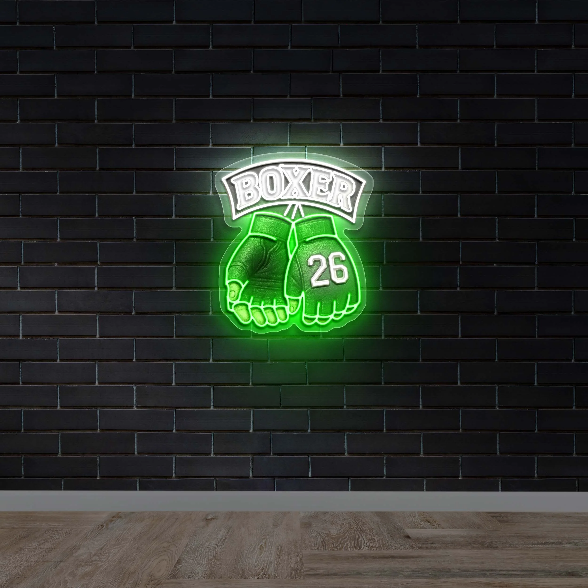 BOXER 26 - Premium Neon Artwork