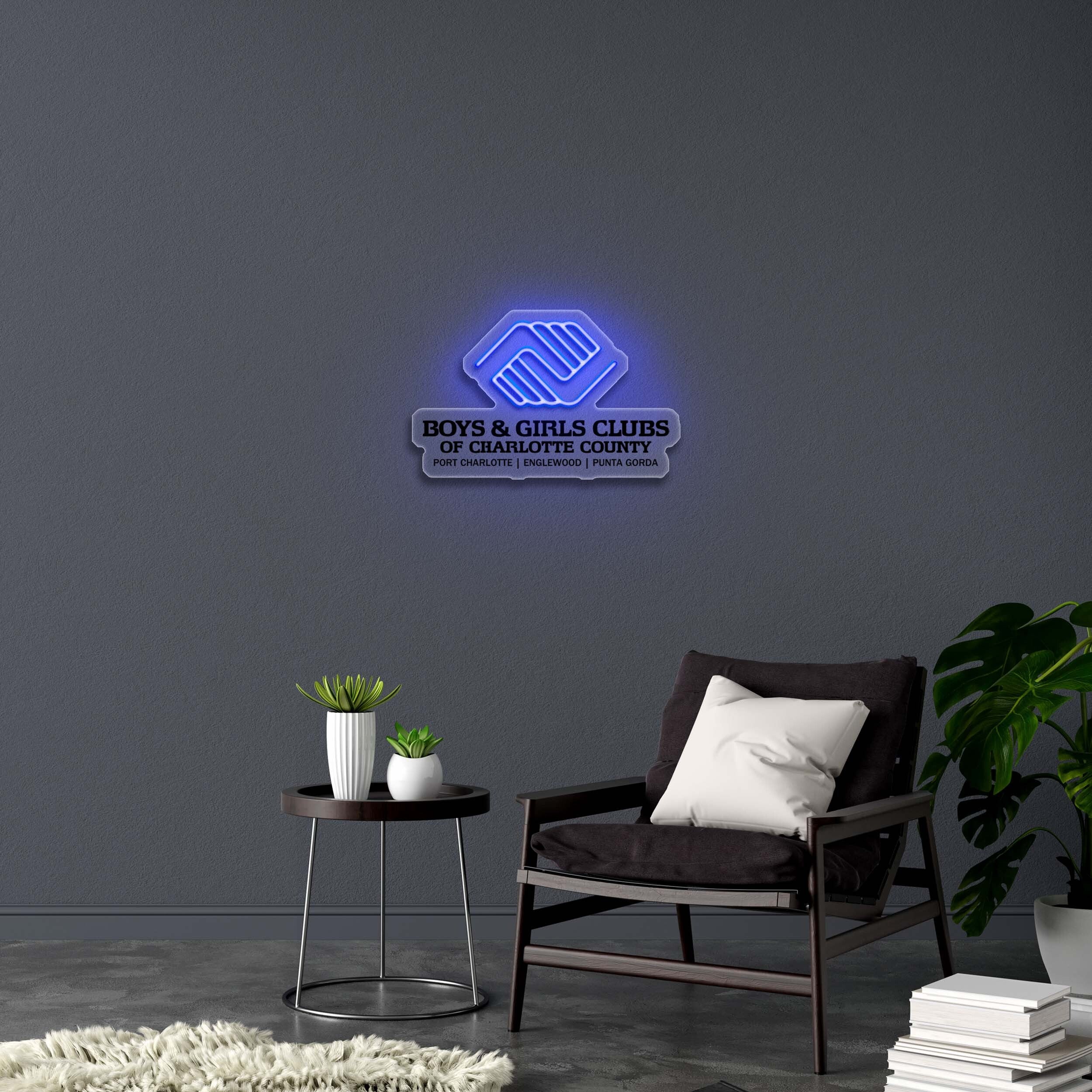Boys & Girls Clubs of Charlotte County - Premium Neon Artwork