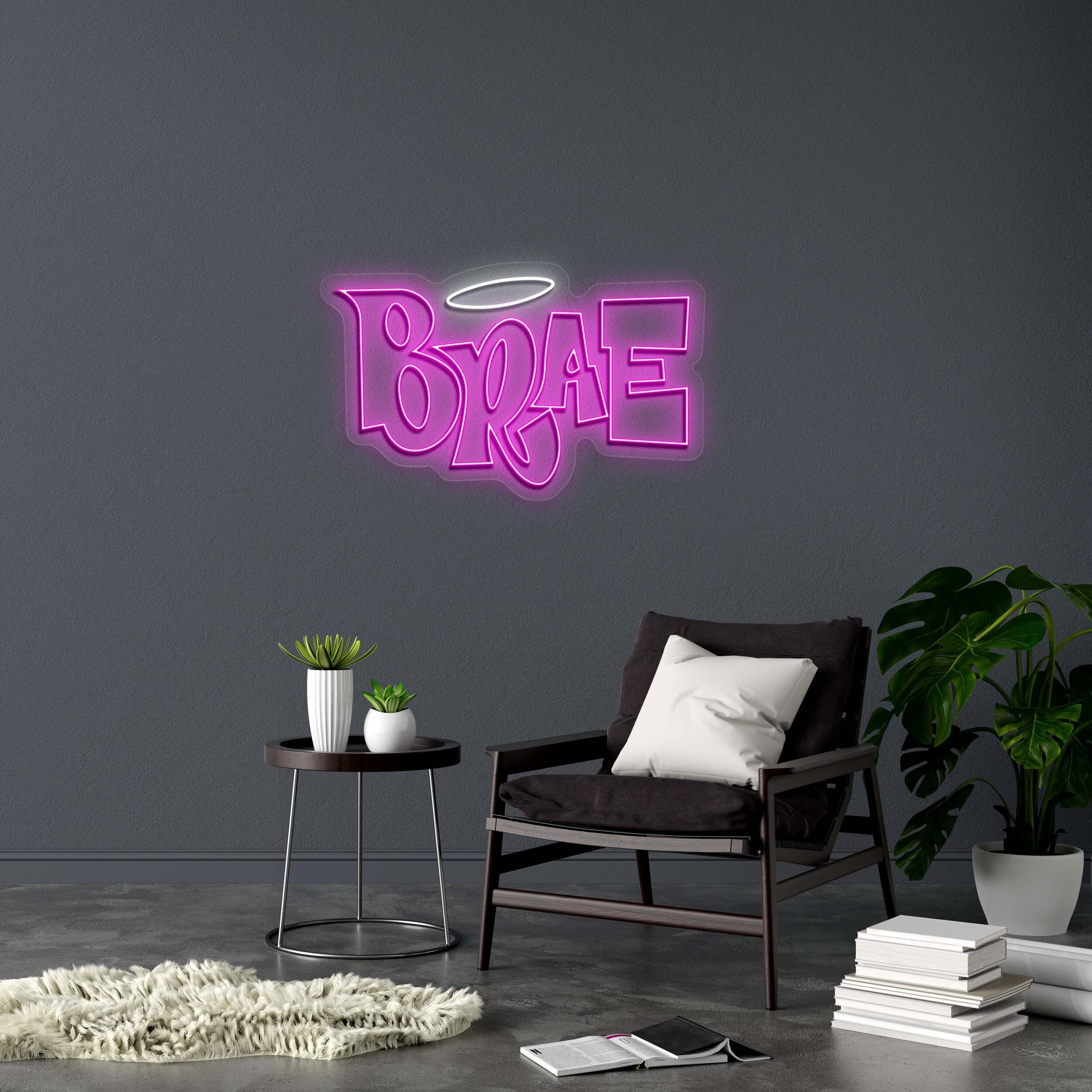 BRAE - Premium Neon Artwork