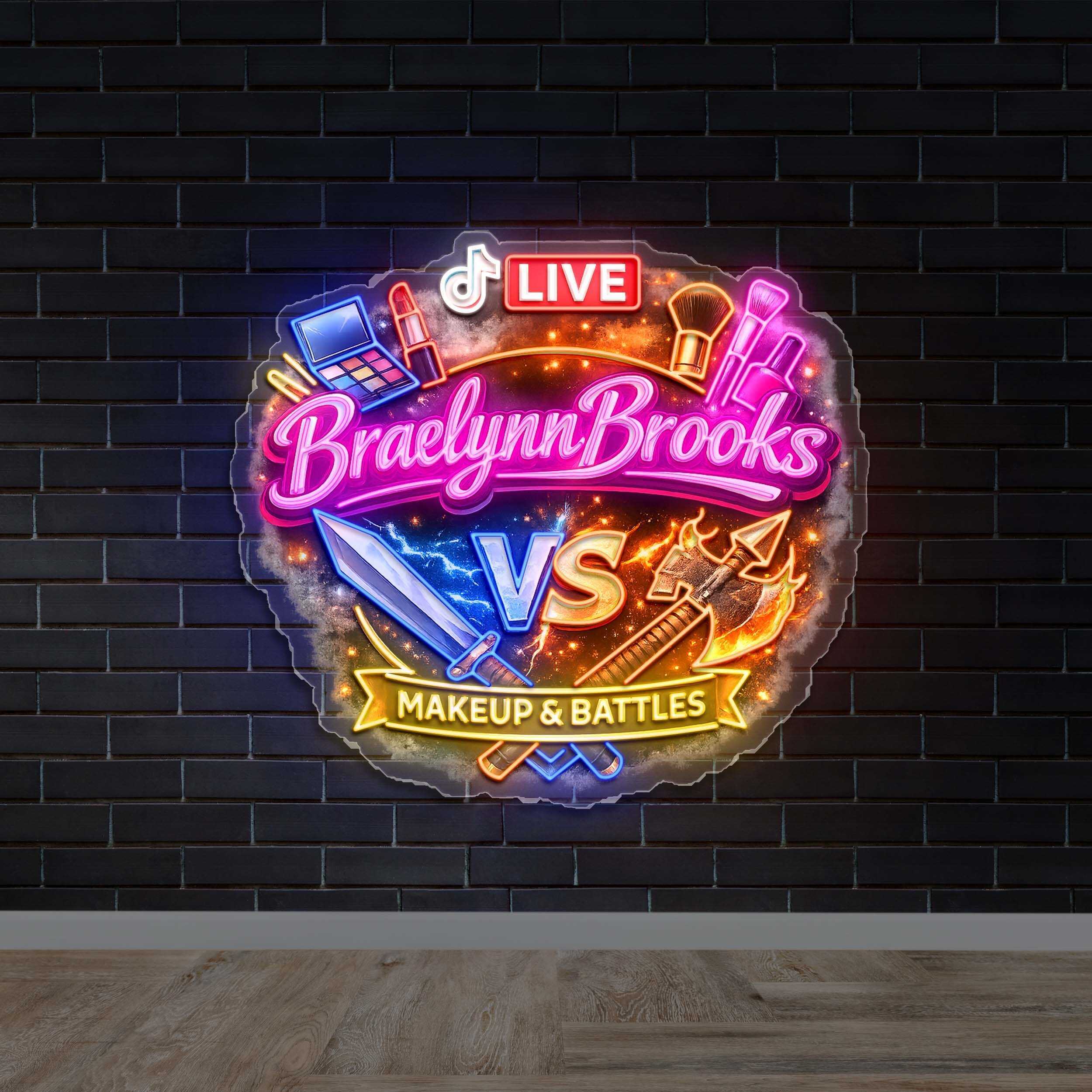 Braelynn Brooks - Premium Neon Artwork