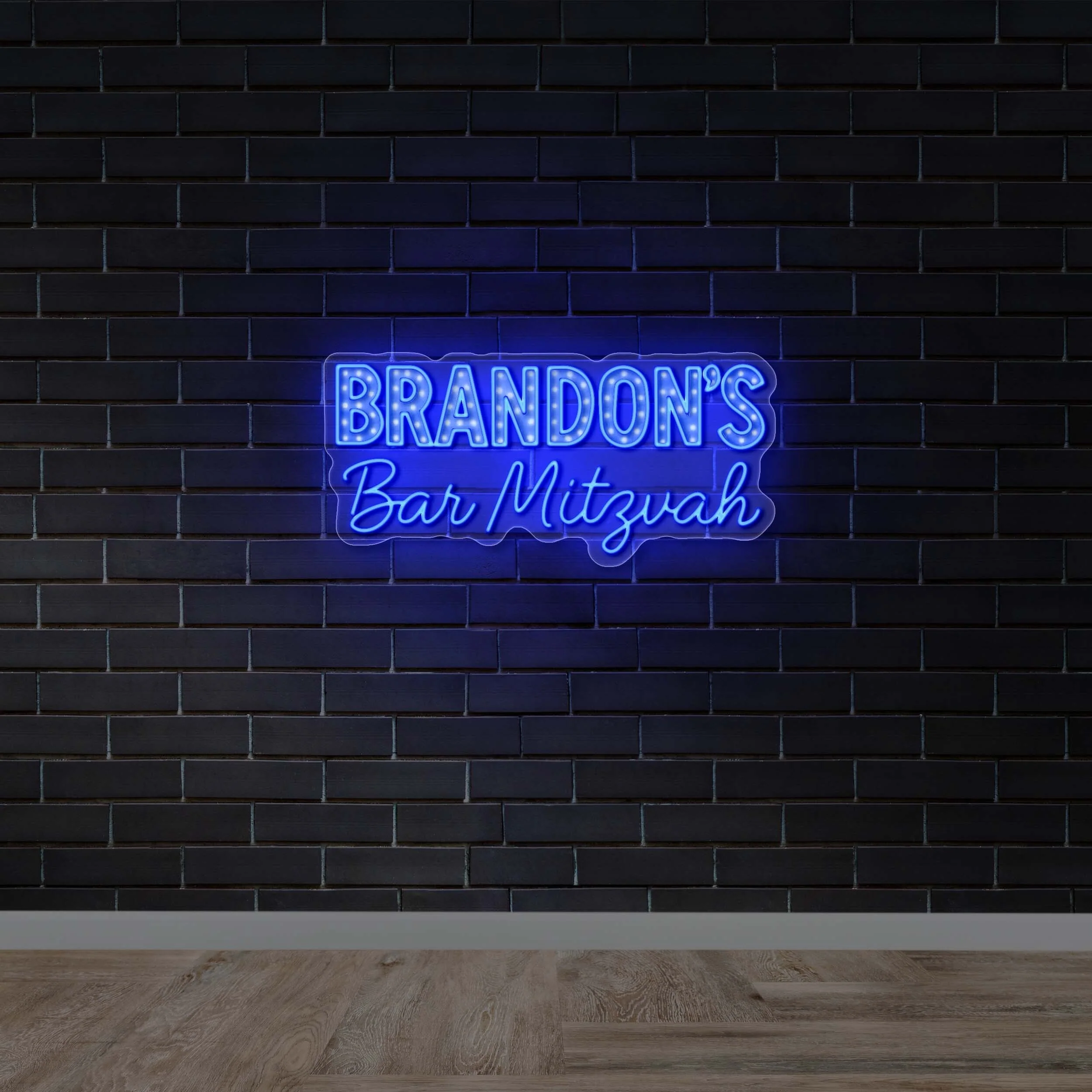 BRANDON'S BAR MITZVAH - Premium Neon Artwork - Image 2