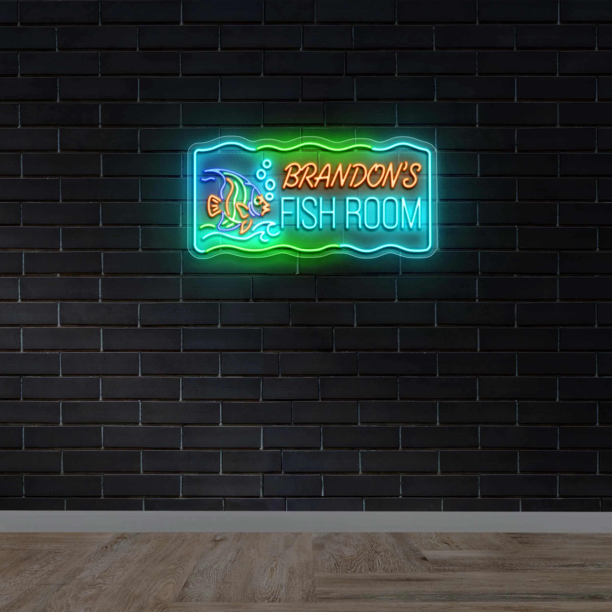 BRANDON'S FISH ROOM - Premium Neon Artwork