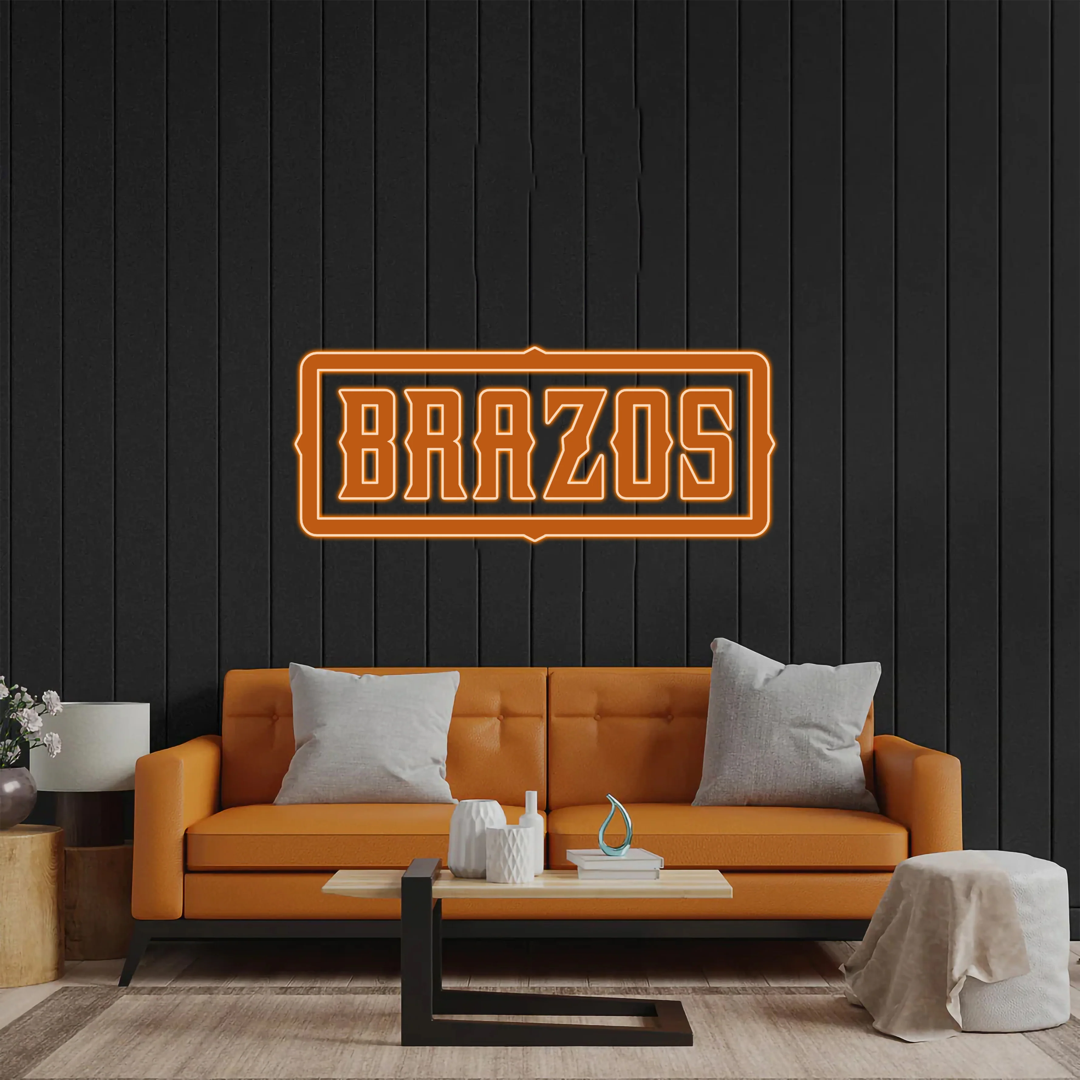 BRAZOS - Premium Neon Artwork