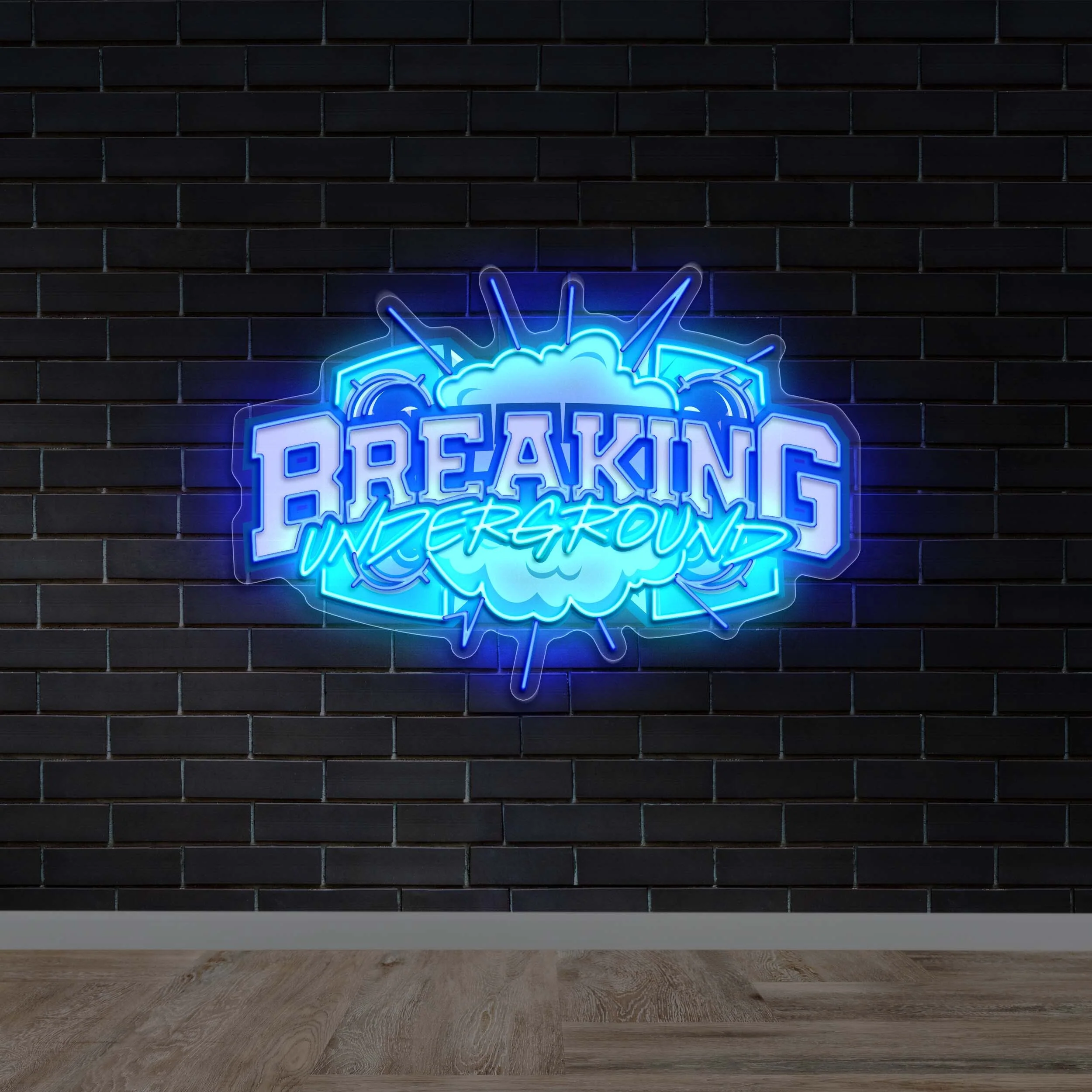 Breaking Underground - Premium Neon Artwork