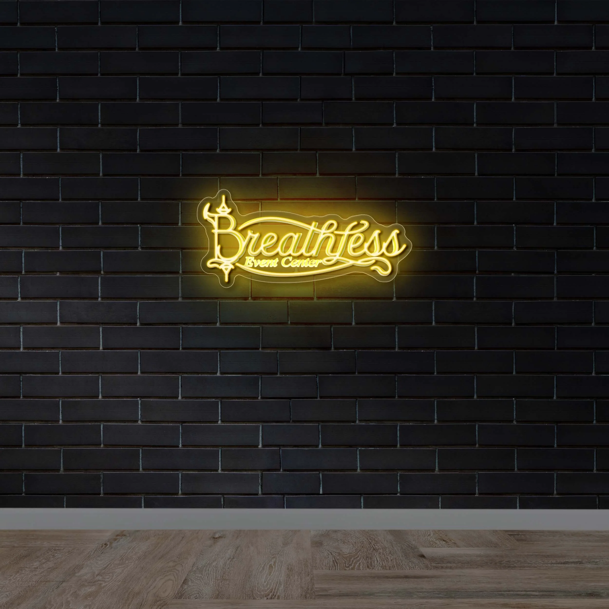 Breathless Event Center - Premium Neon Artwork