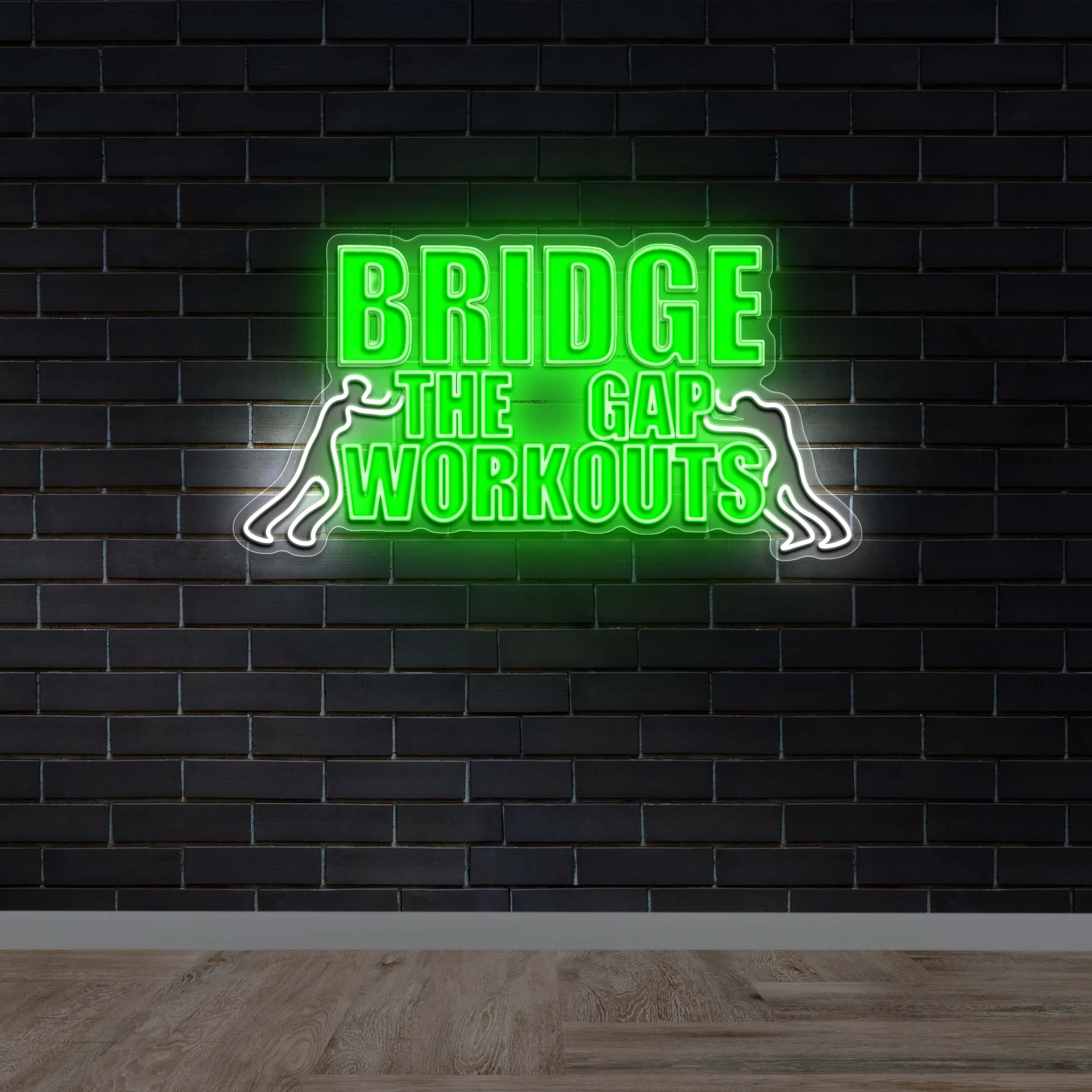 BRIDGE THE GAP WORKOUTS - Premium Neon Artwork