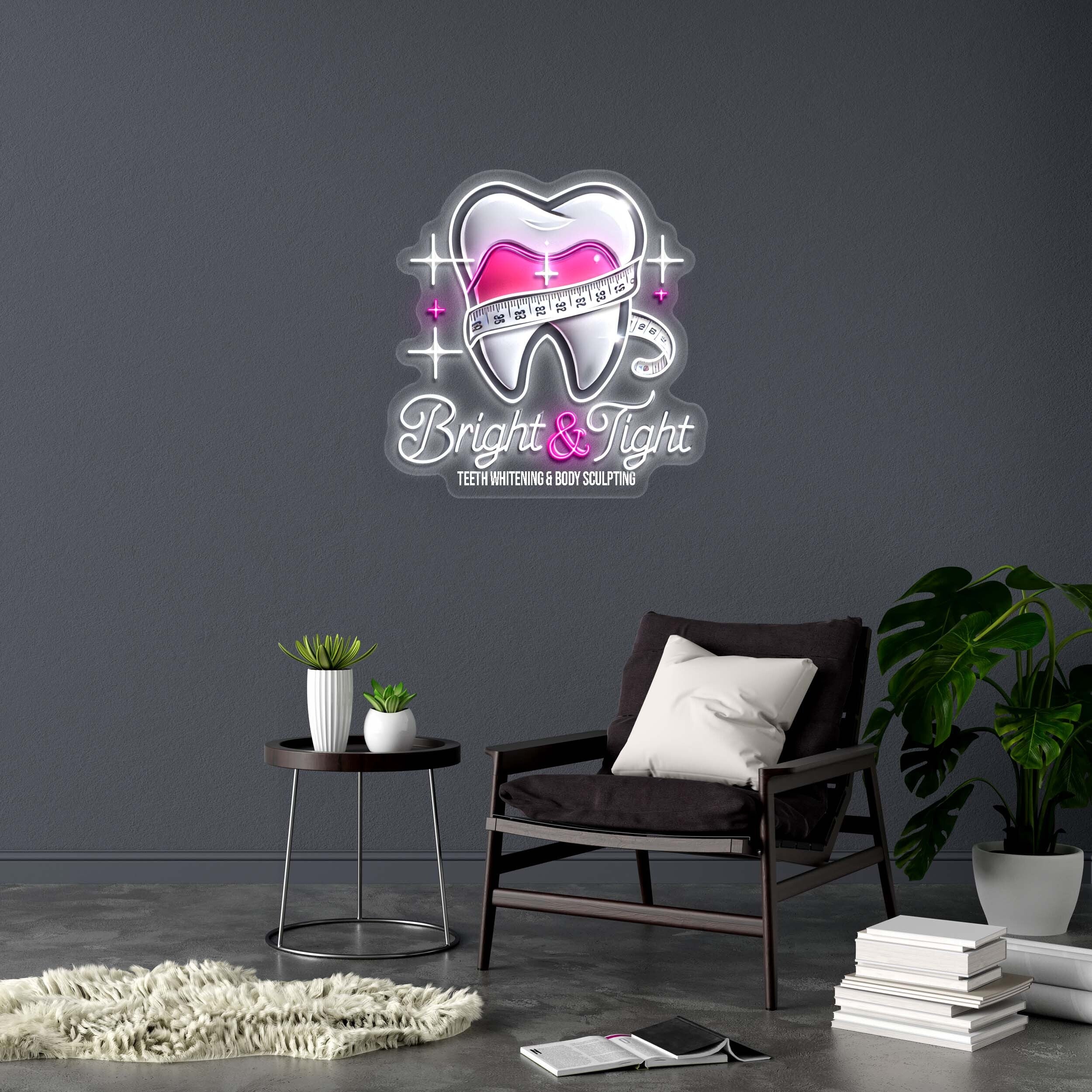 Bright & Tight - Premium Neon Artwork