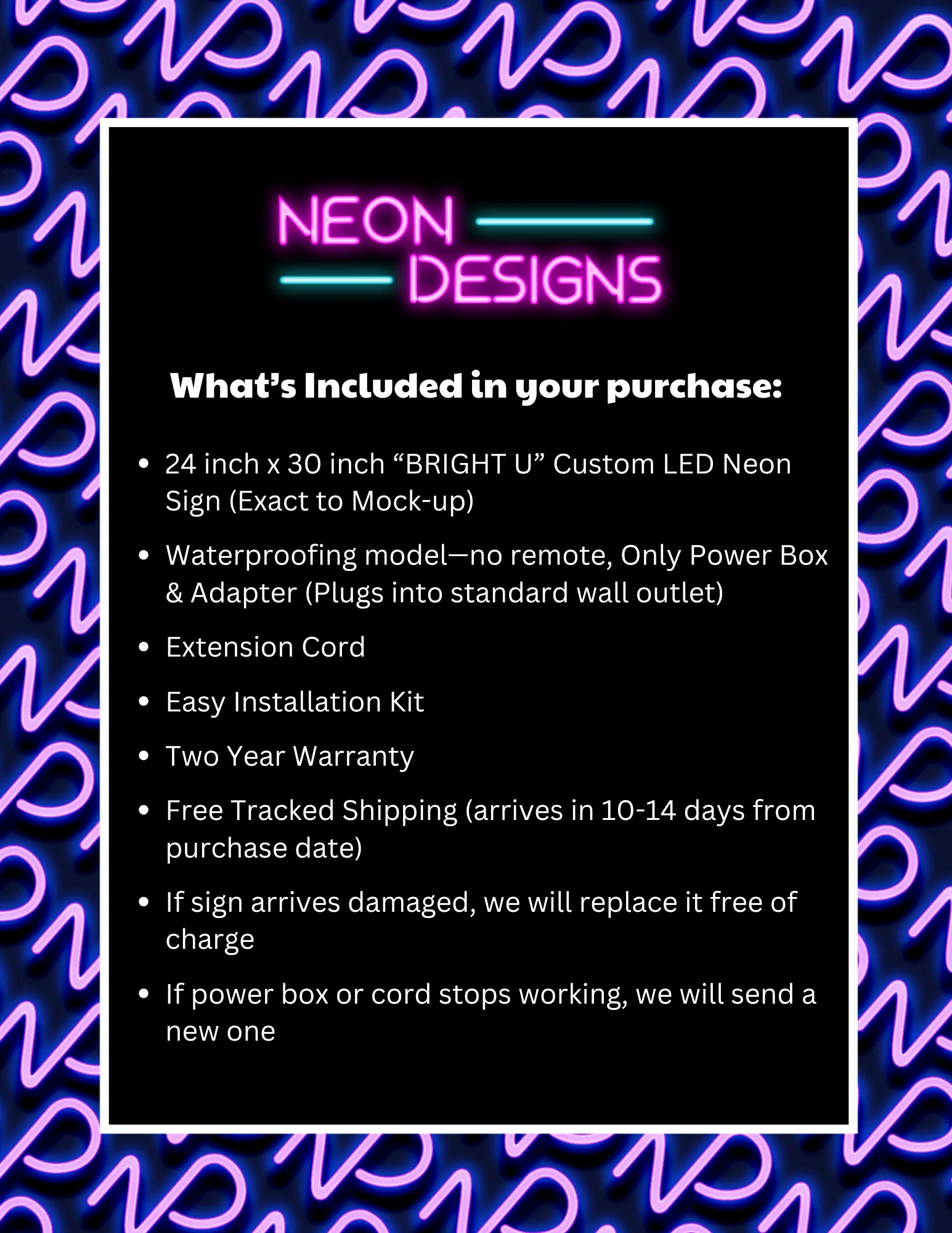 BRIGHT U - Premium Neon Artwork - Image 2