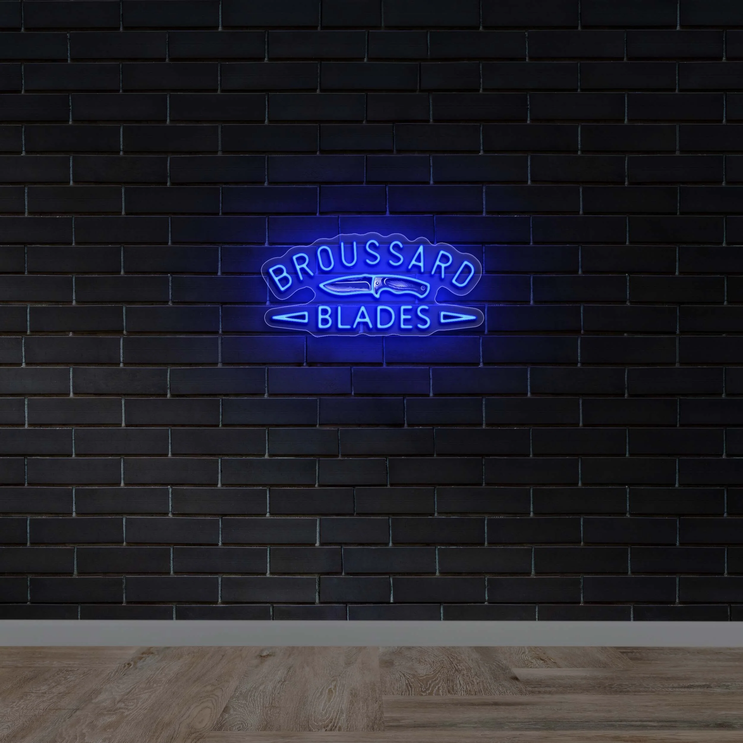 BROUSSARD BLADES - Premium Neon Artwork