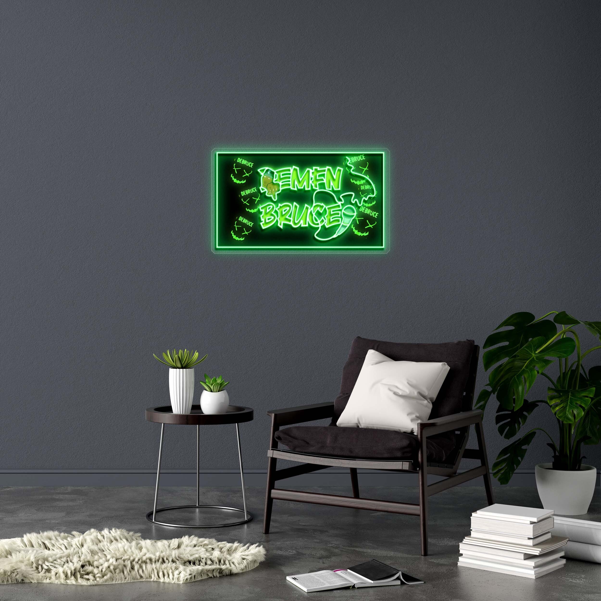 BRUCE - Premium Neon Artwork