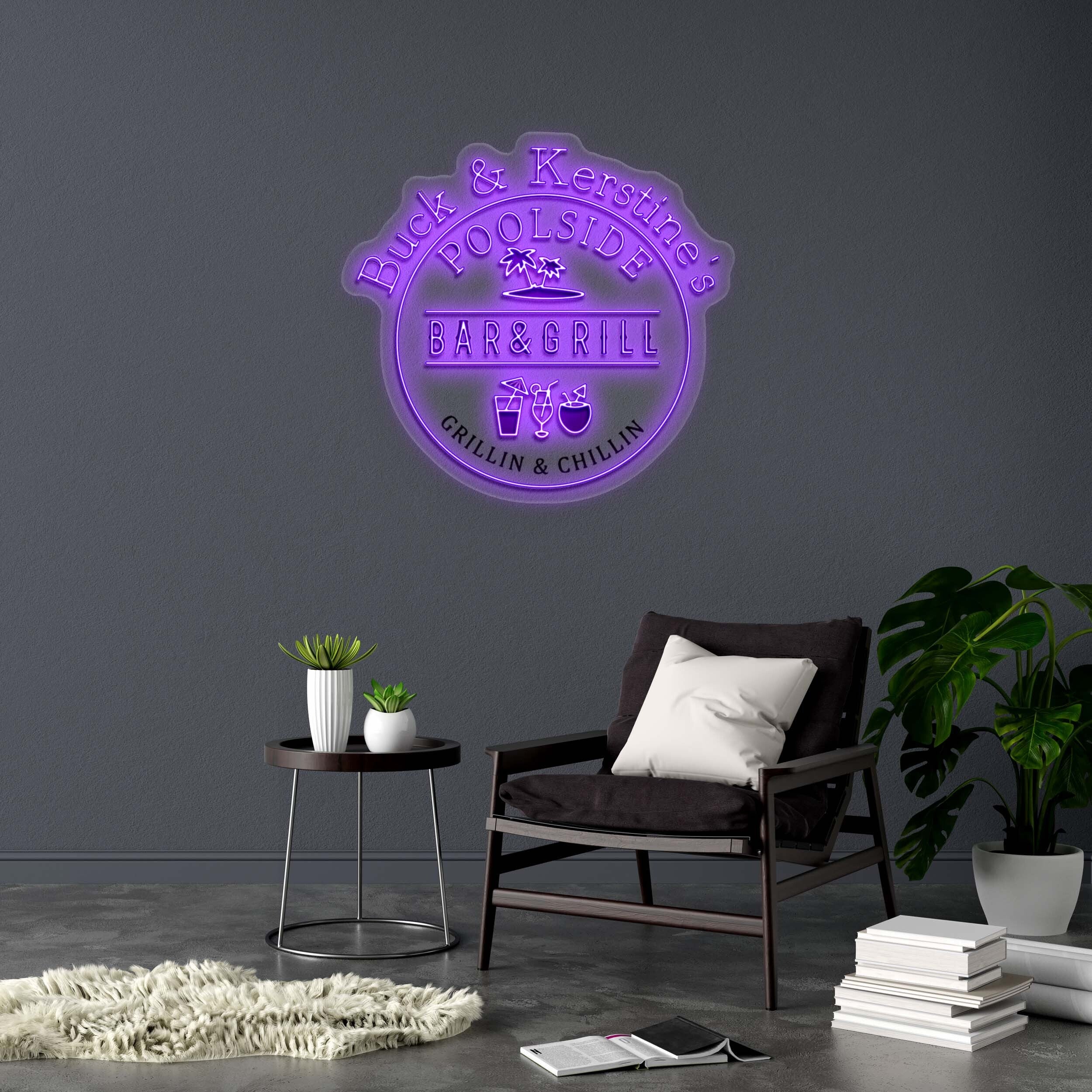 Buck & Kerstine's - Premium Neon Artwork
