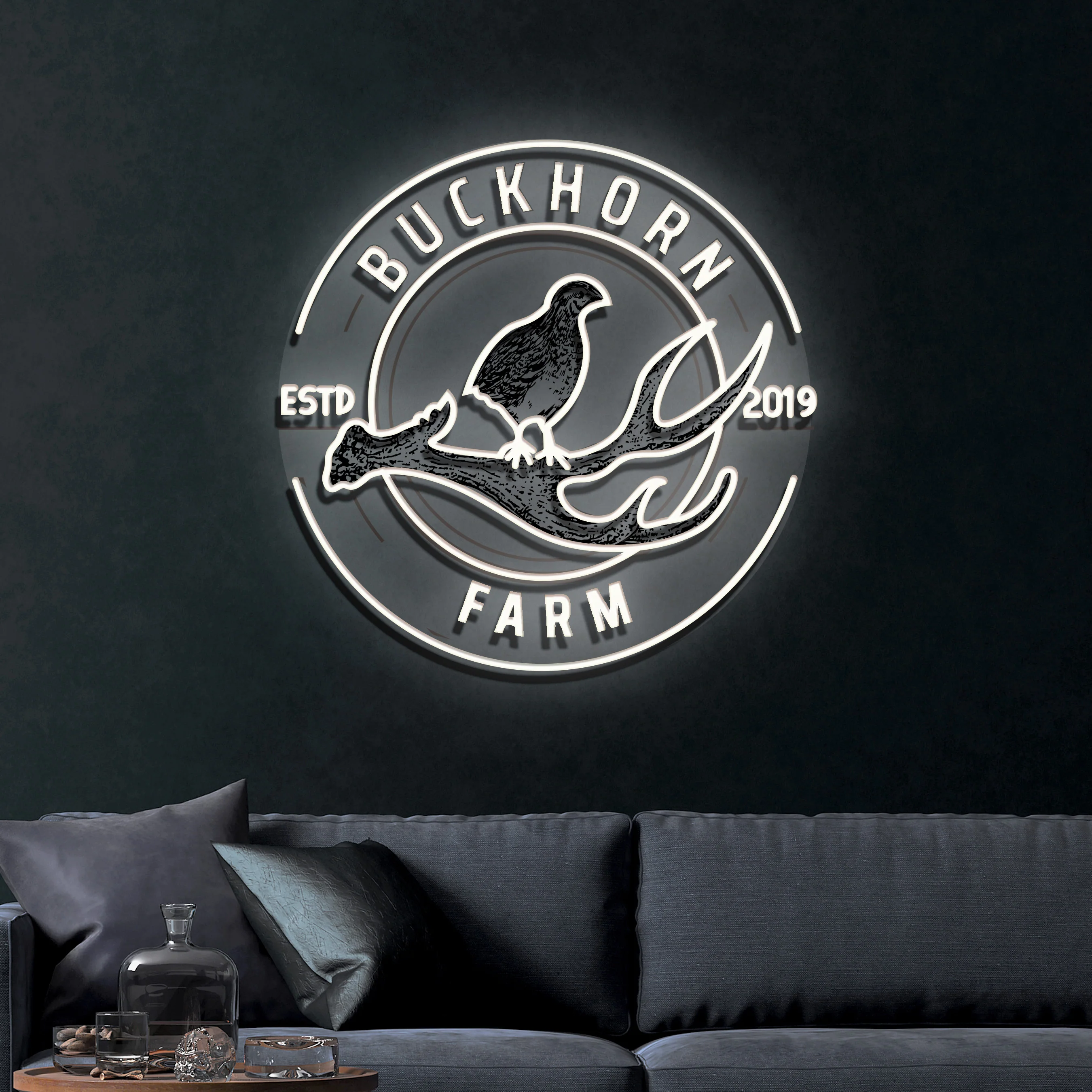 Buckhorn Farm – Premium Neon Artwork