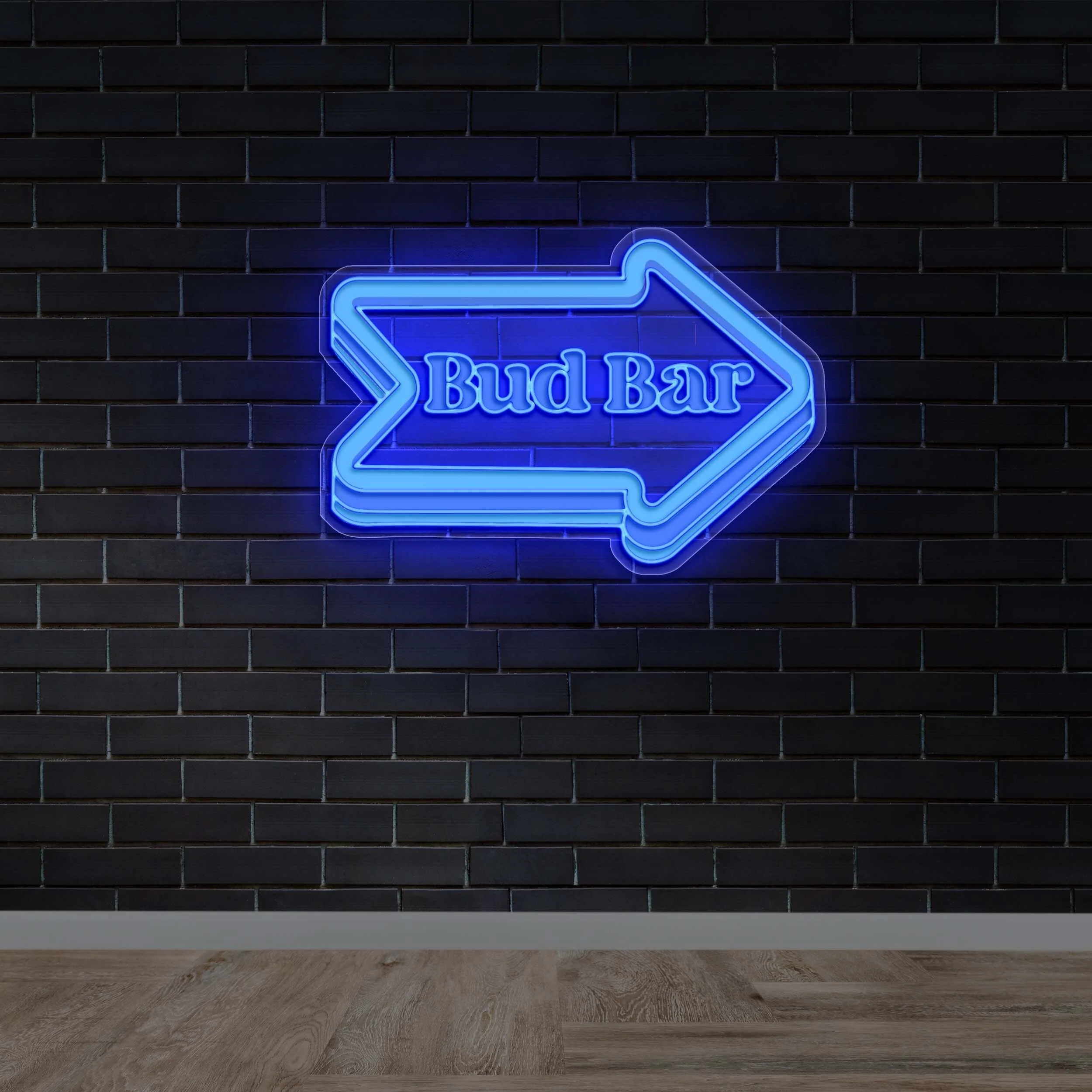 Bud Bar - Premium Neon Artwork