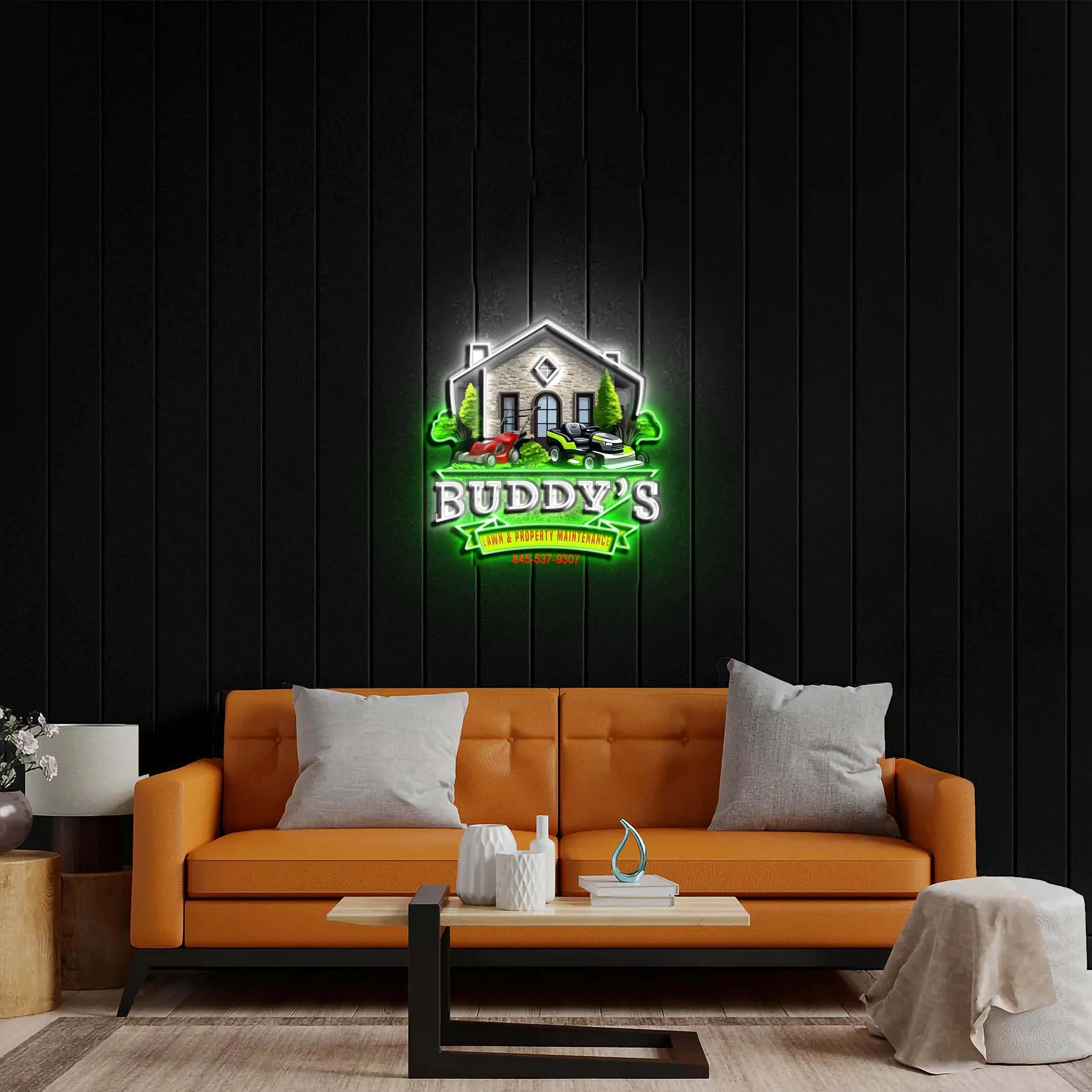 BUDDY'S - Premium Neon Artwork