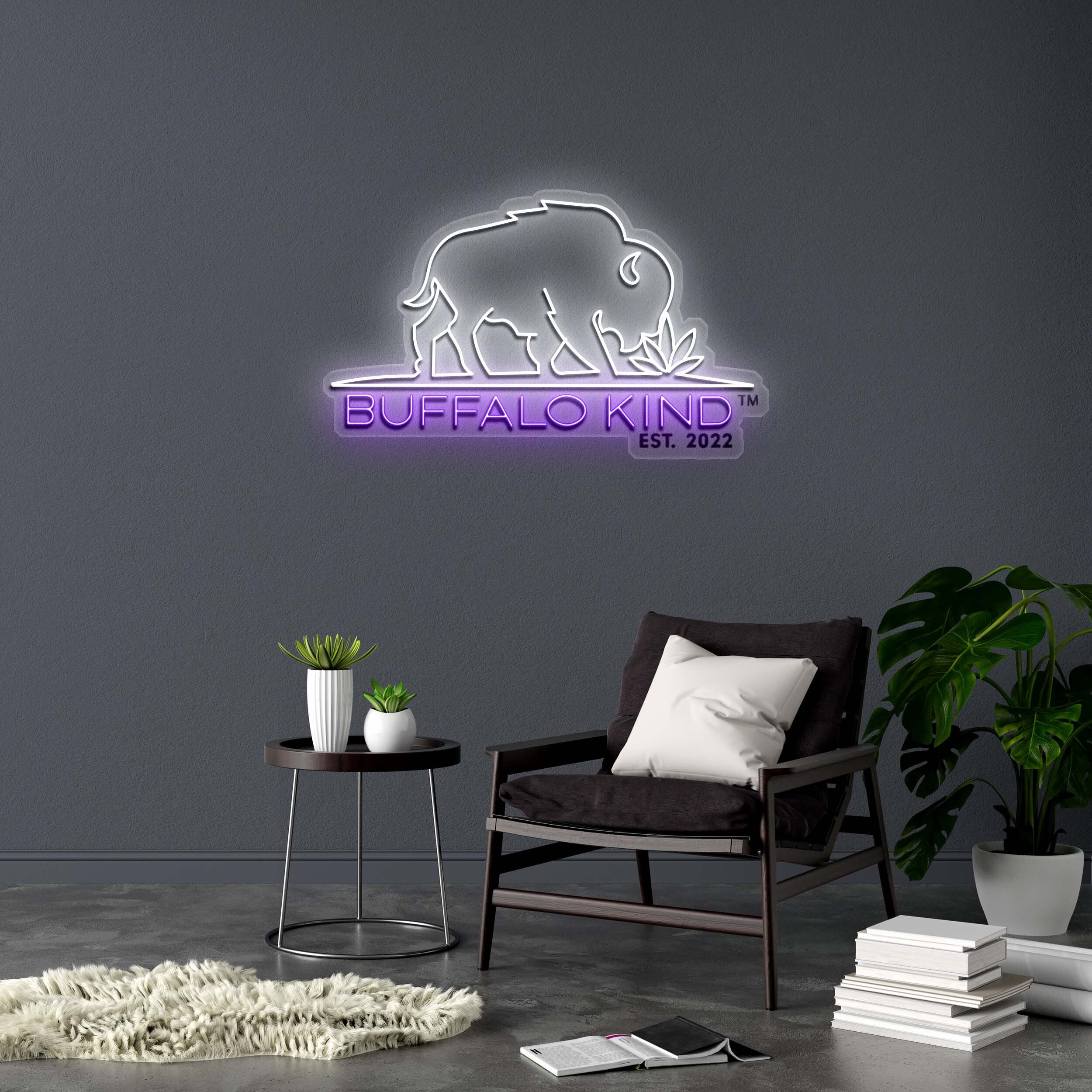 BUFFALO KIND - Premium Neon Artwork - Image 3
