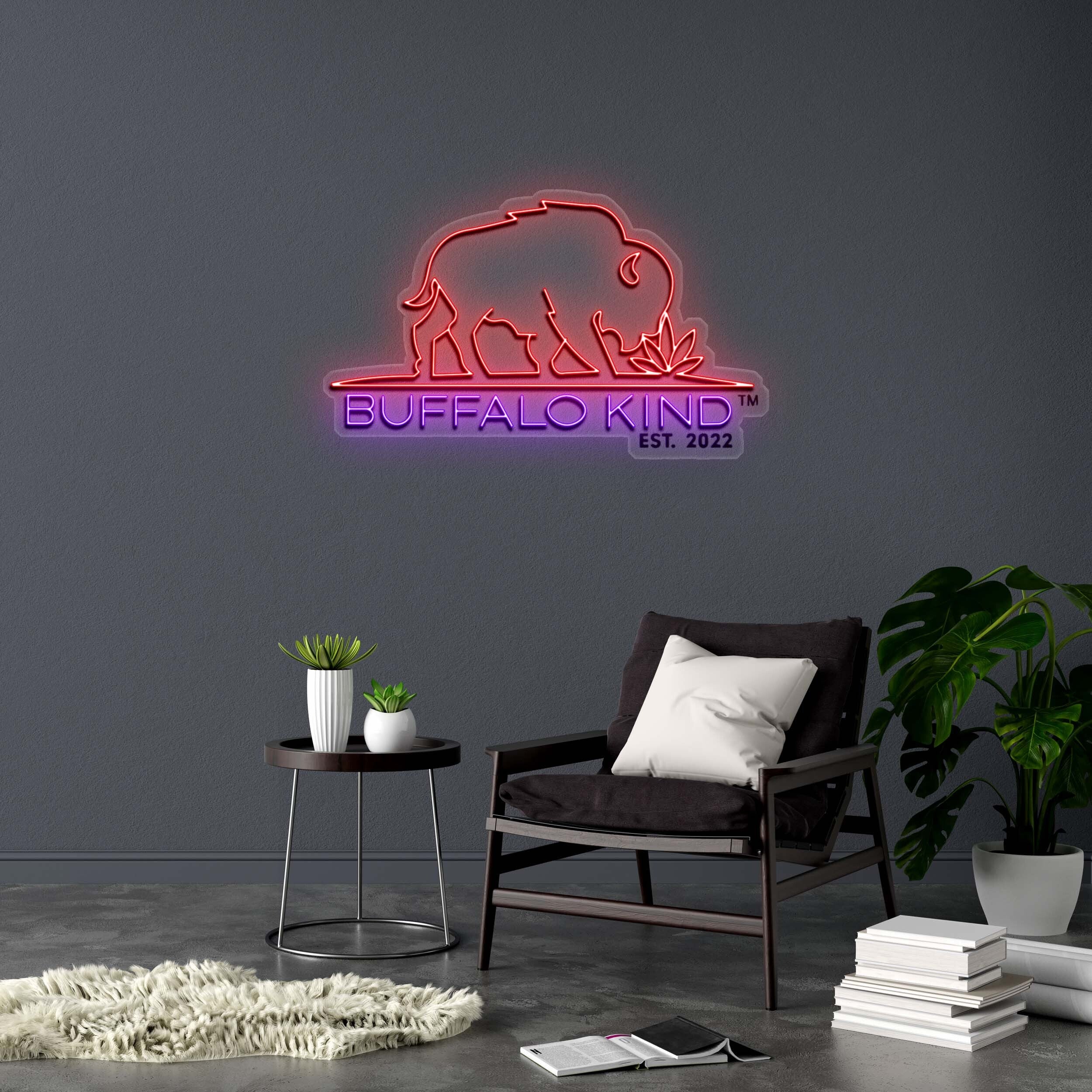 BUFFALO KIND - Premium Neon Artwork - Image 4