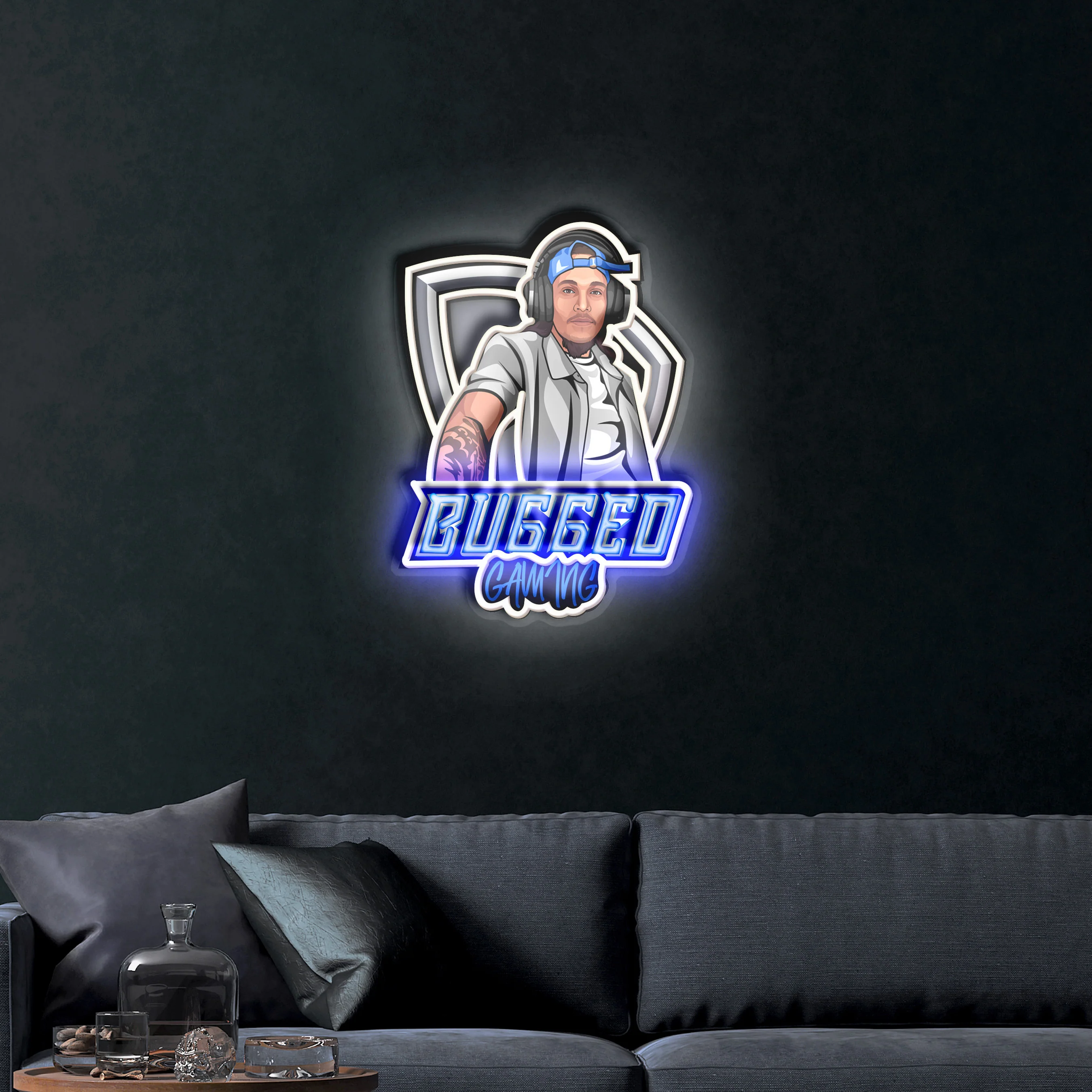 BUGGED – Premium Neon Artwork