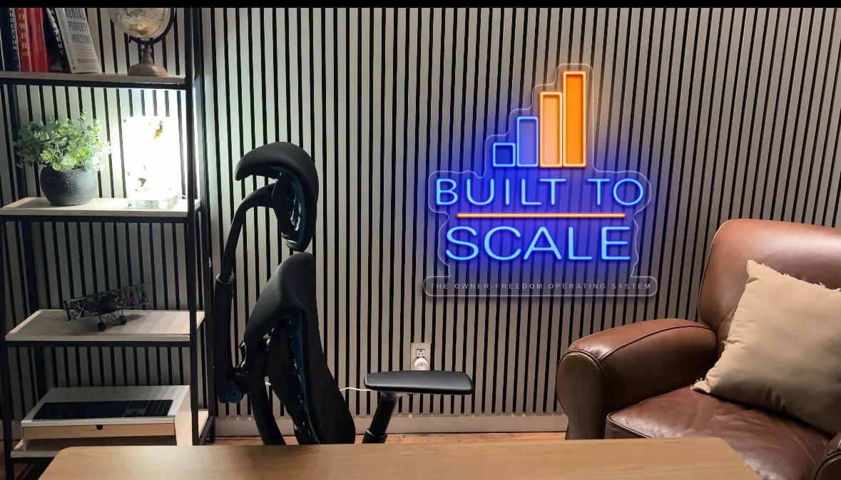 BUILT TO SCALE - Premium Neon Artwork