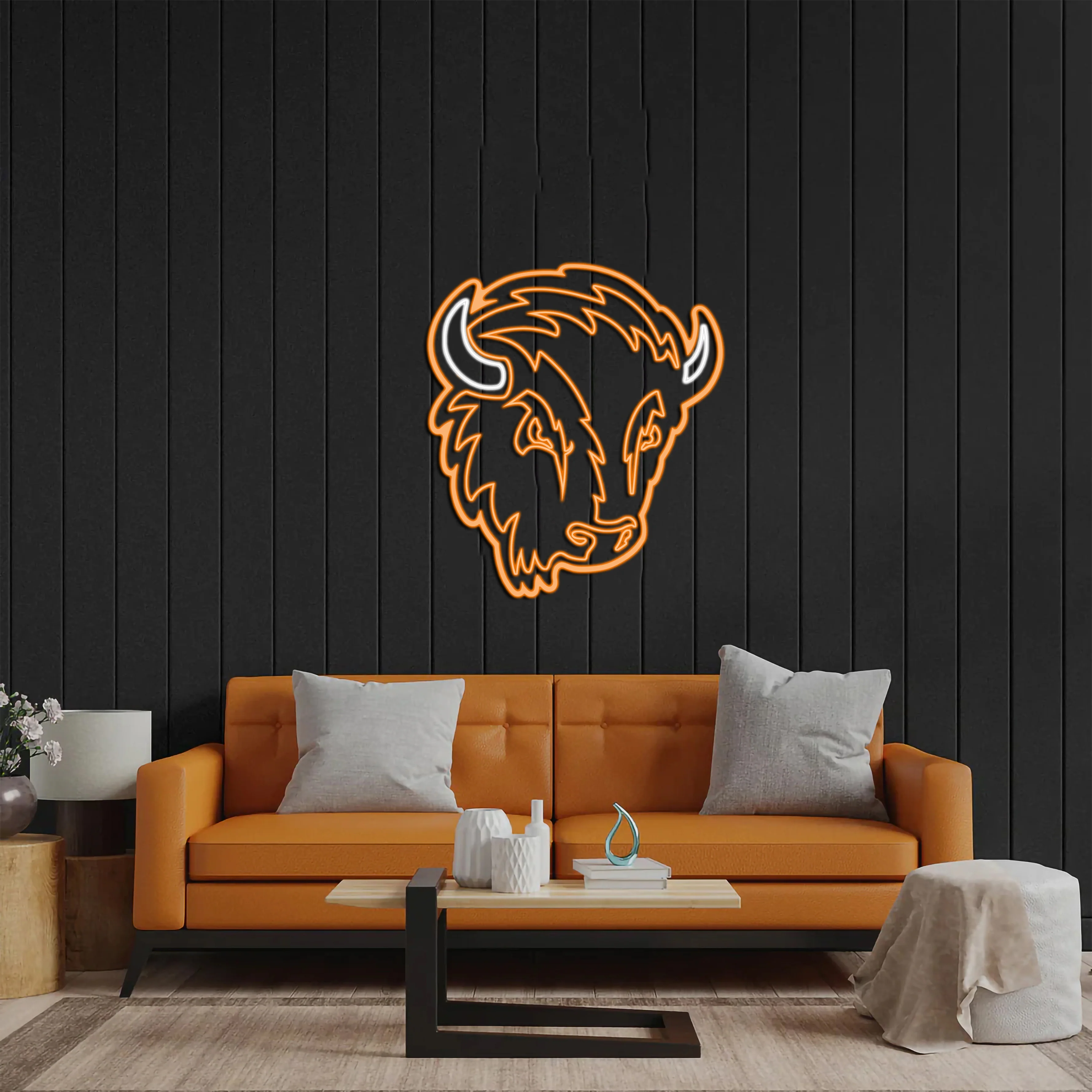 Bull Logo - Premium Neon Artwork