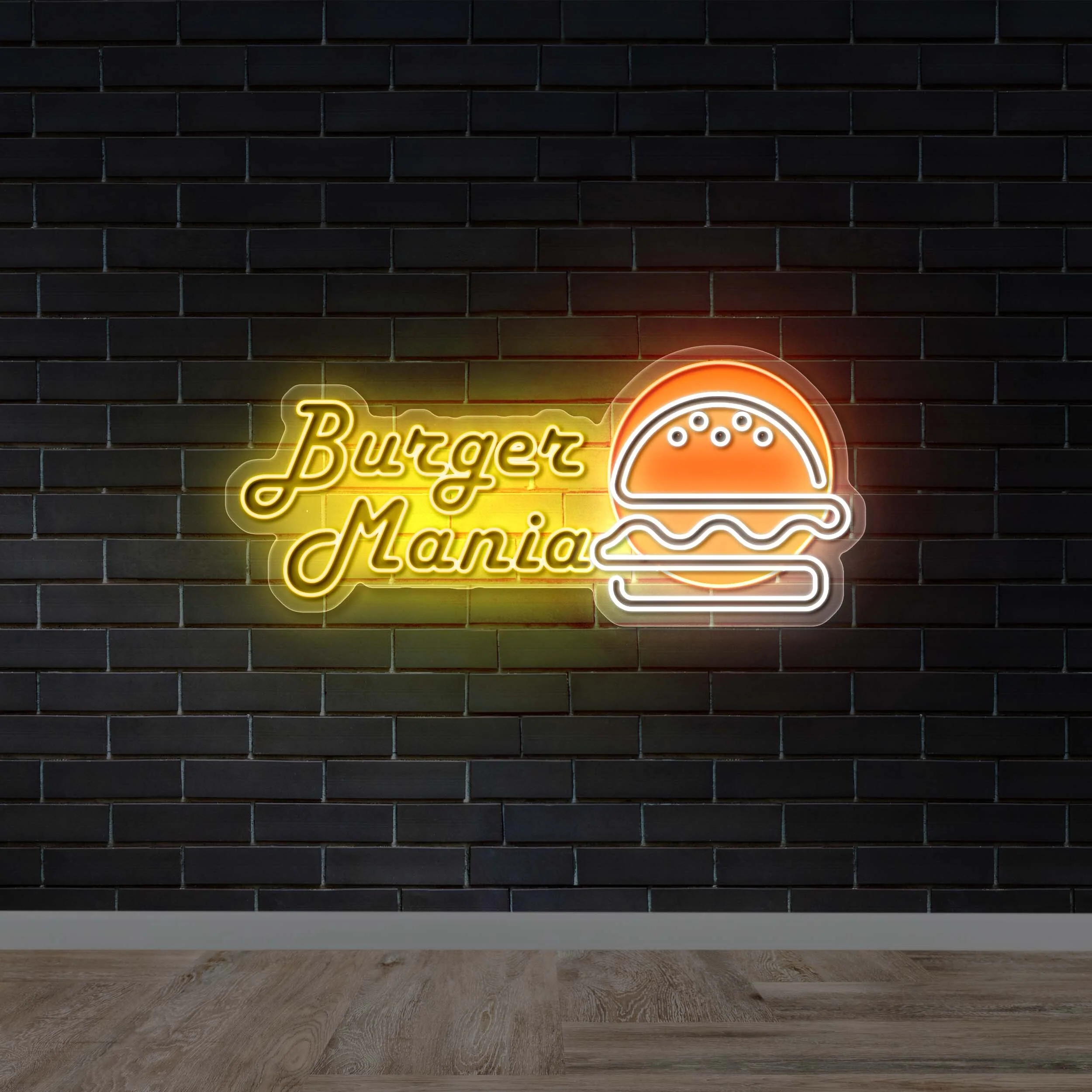Burger Mania | 2nd Version- Premium Neon Artwork