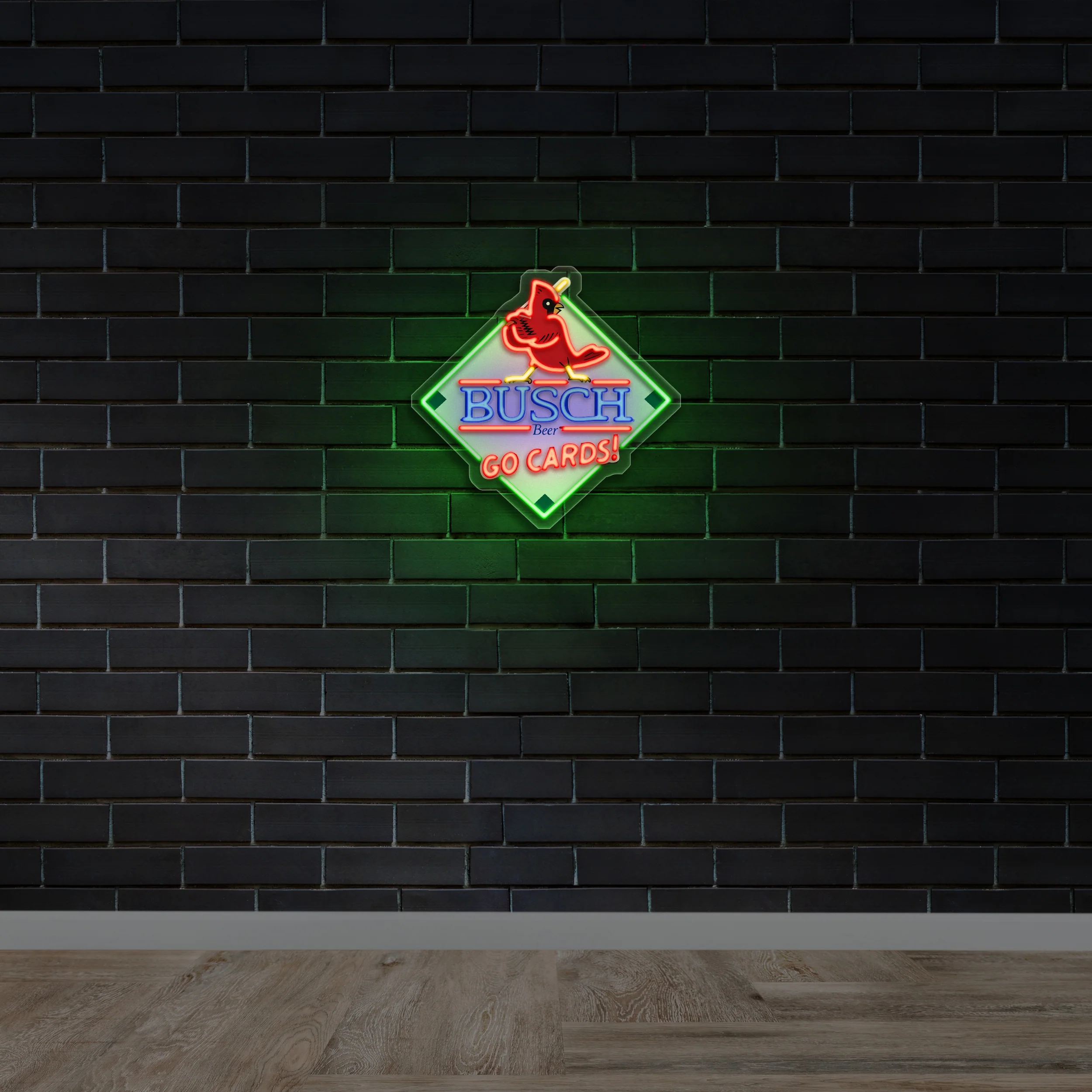 BUSCH BEER GO CARDS! - Premium Neon Artwork