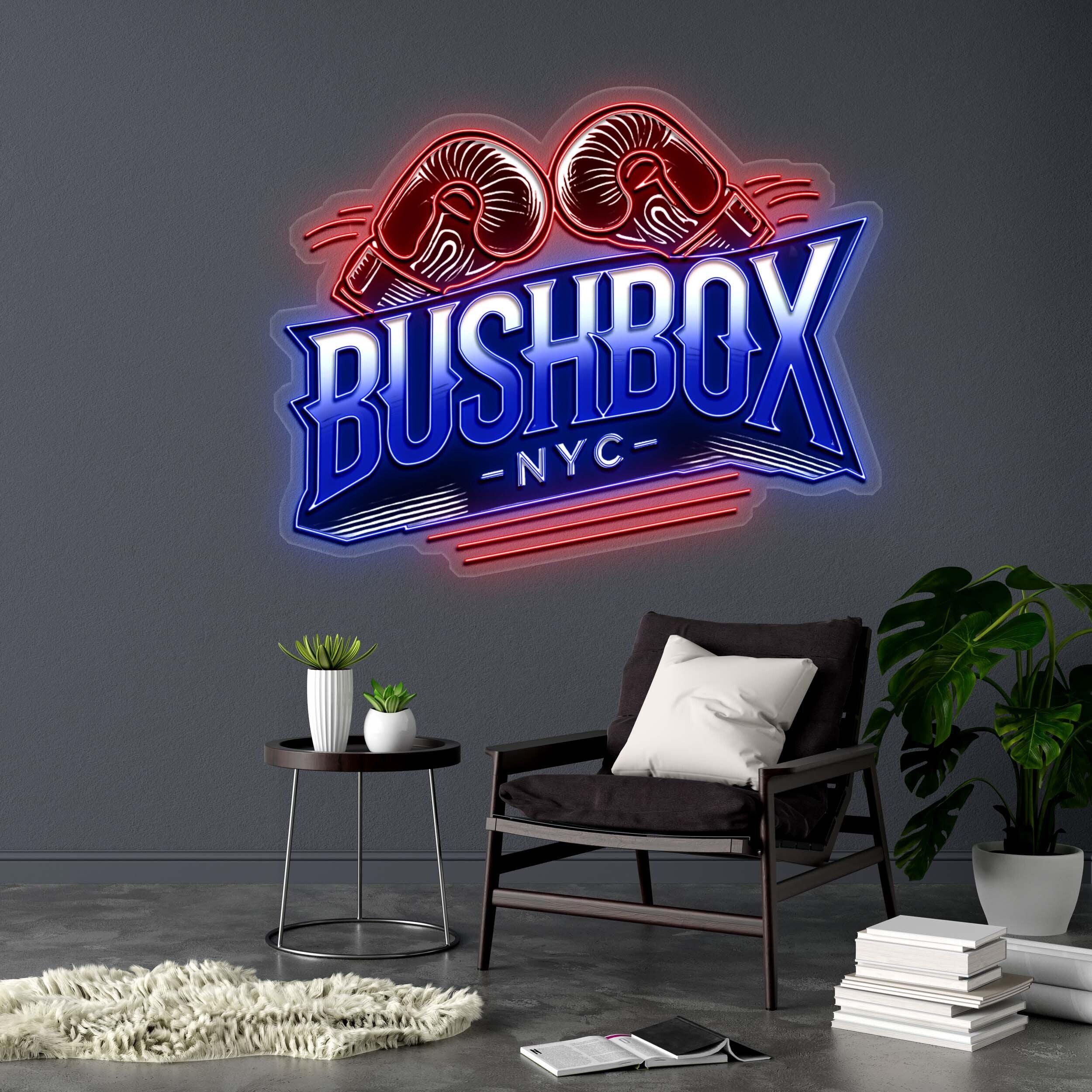 BUSHBOX - Premium Neon Artwork