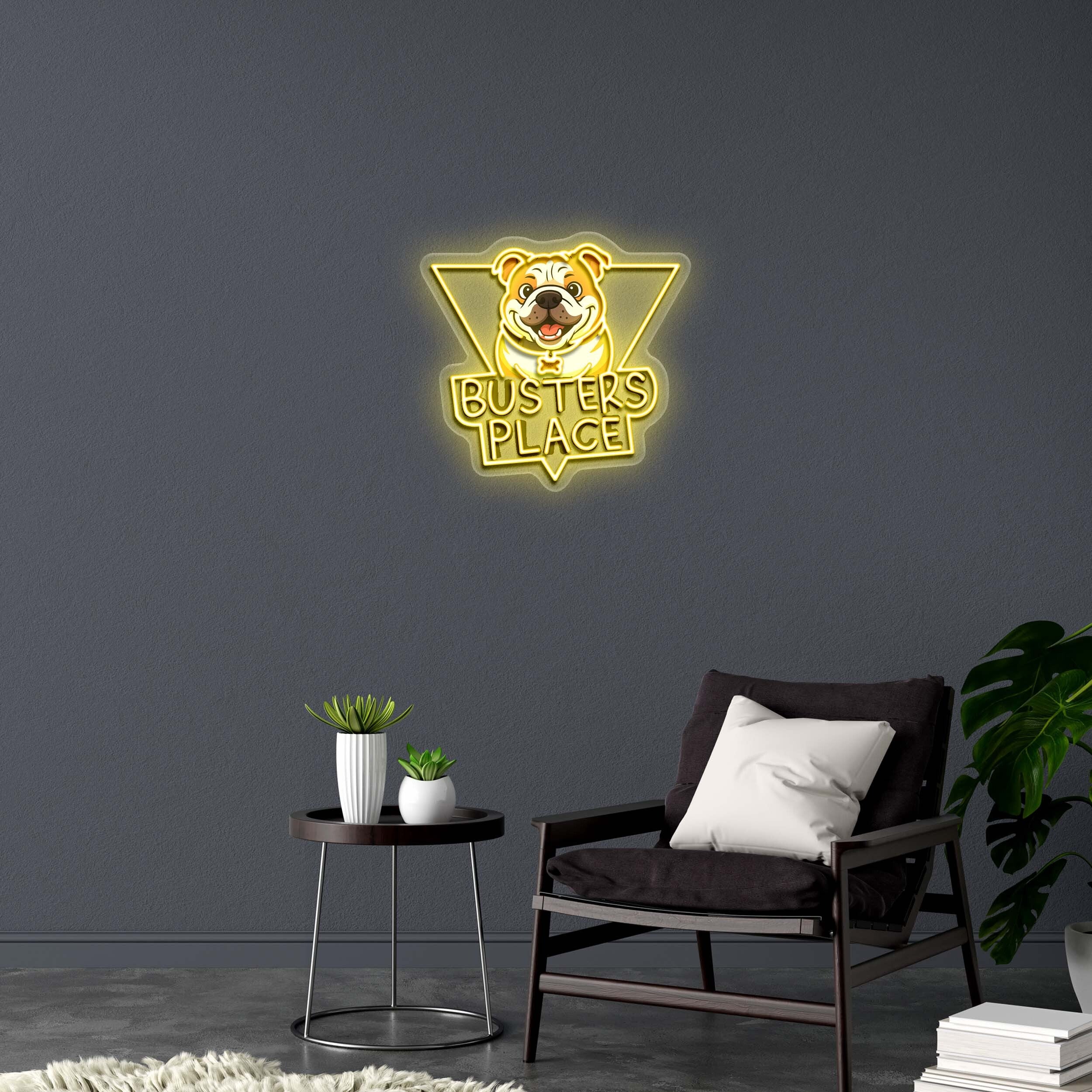 BUSTERS PLACE - Premium Neon Artwork
