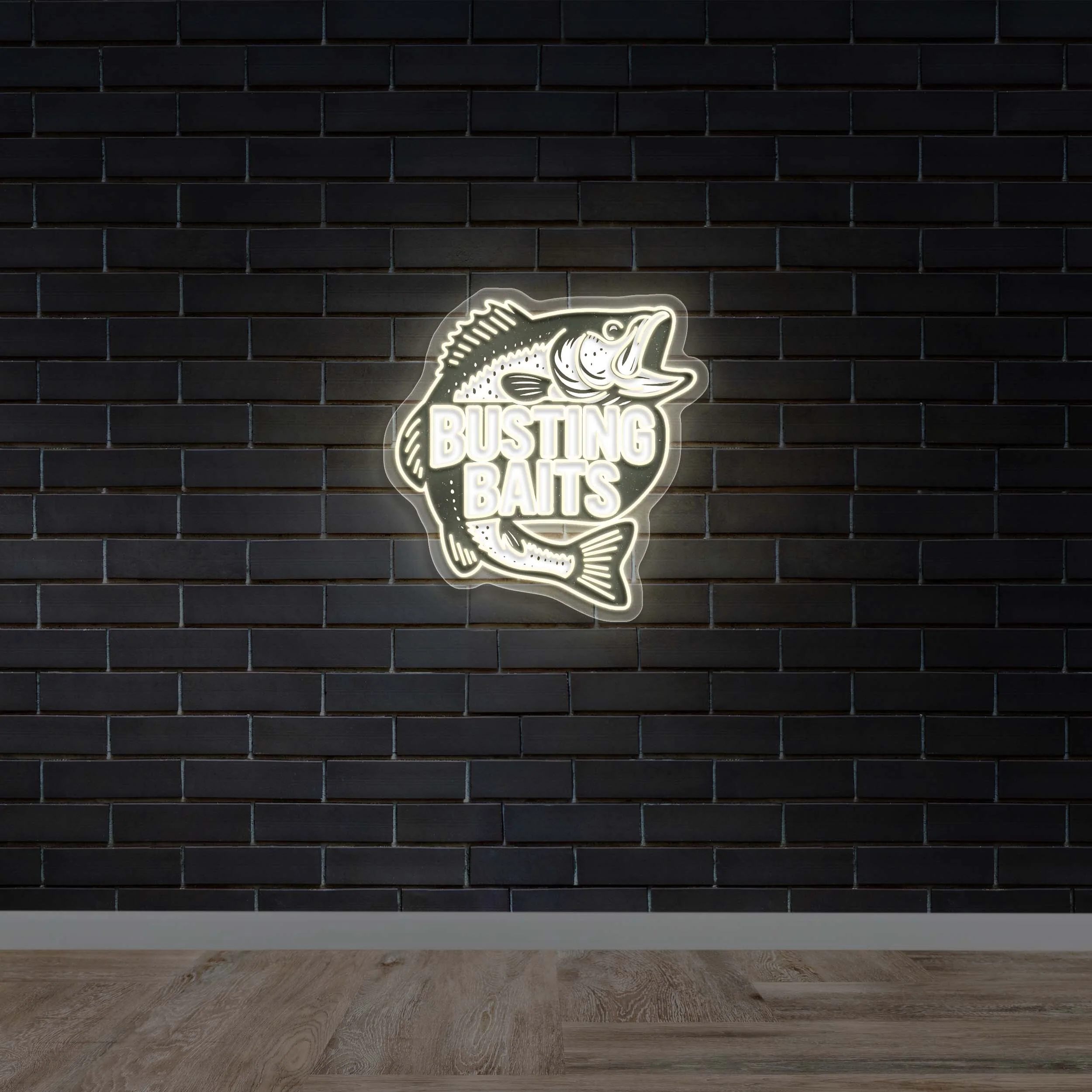 BUSTING BAITS - Premium Neon Artwork