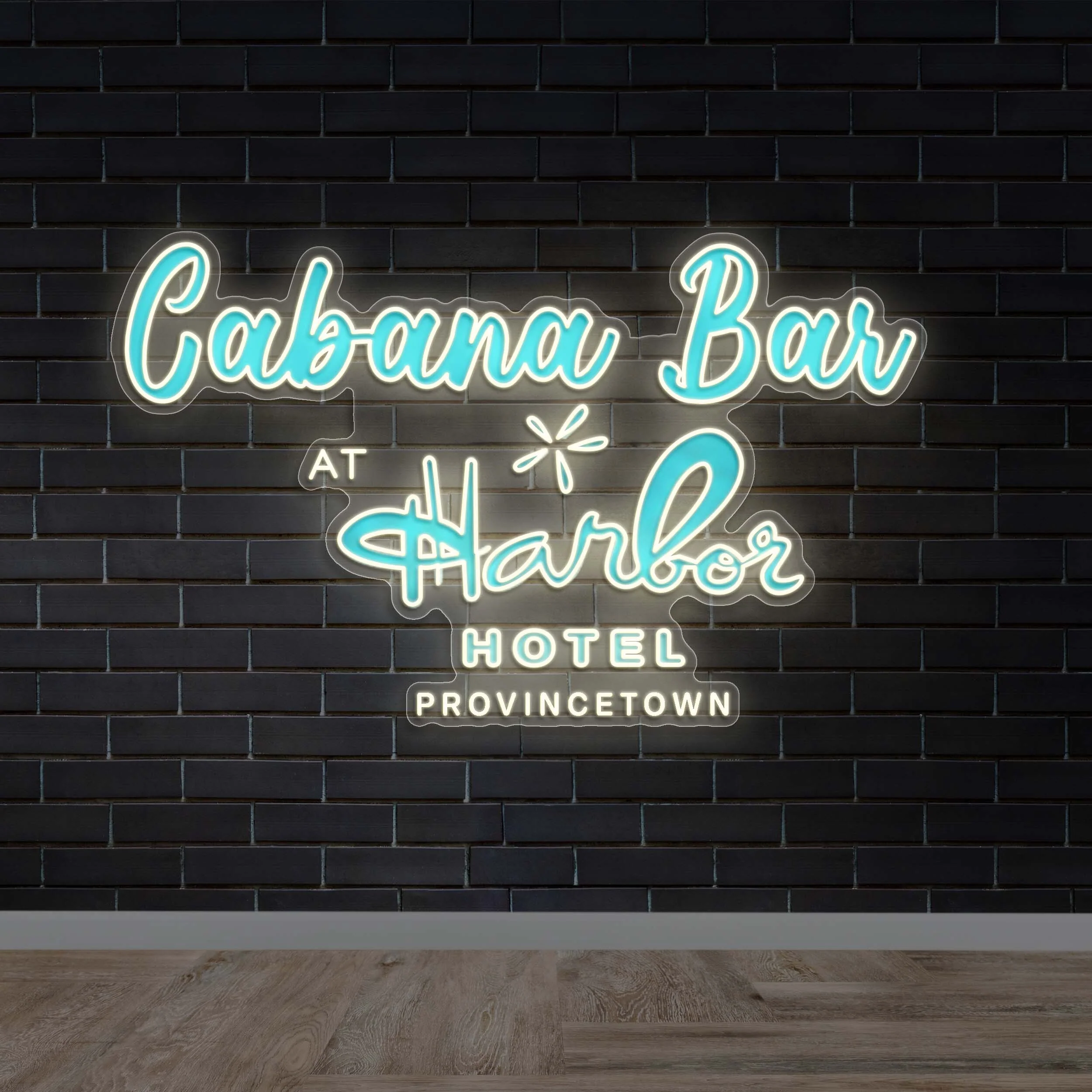Cabana Bar at Harbor Hotel - Premium Neon Artwork