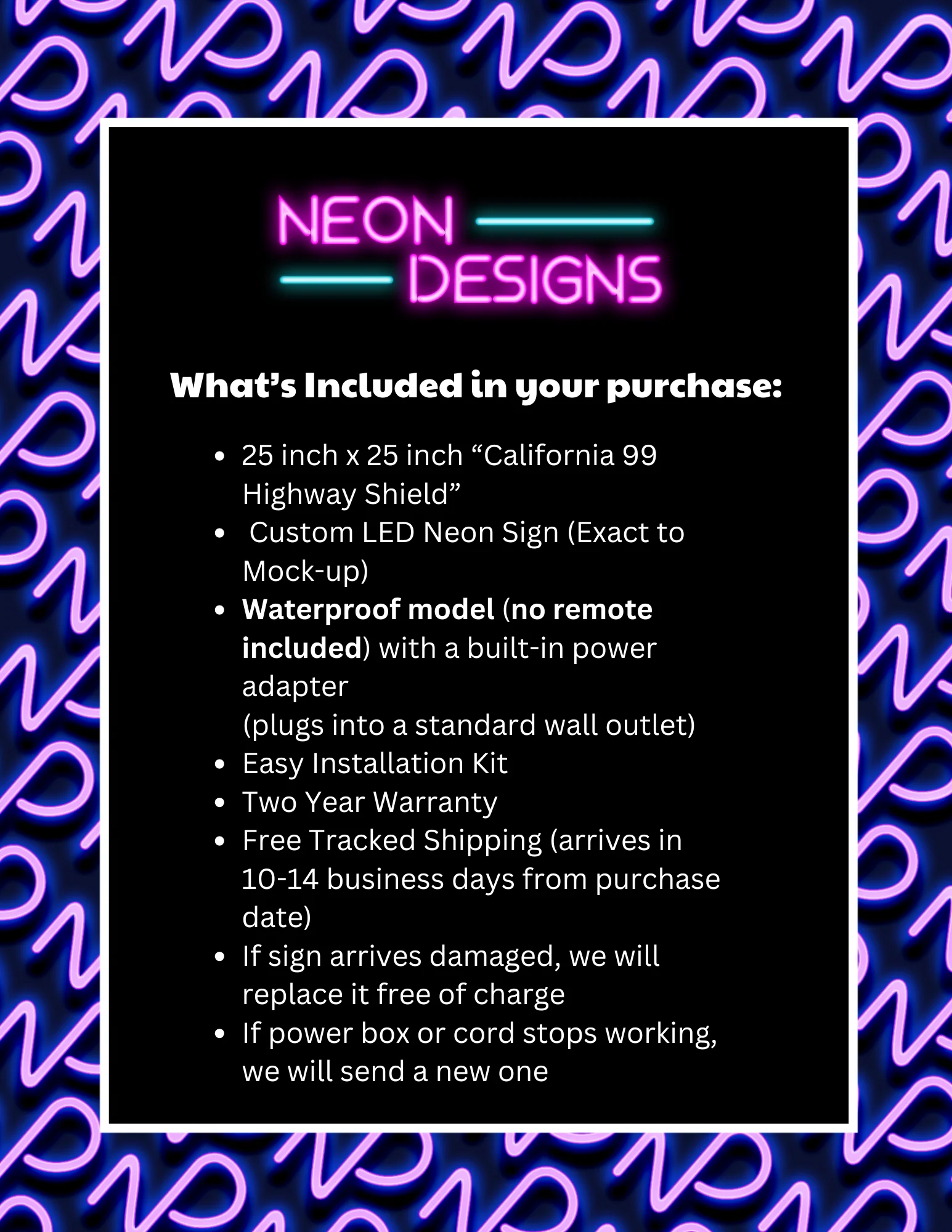 California 99 Highway Shield - Premium Neon Artwork - Image 2