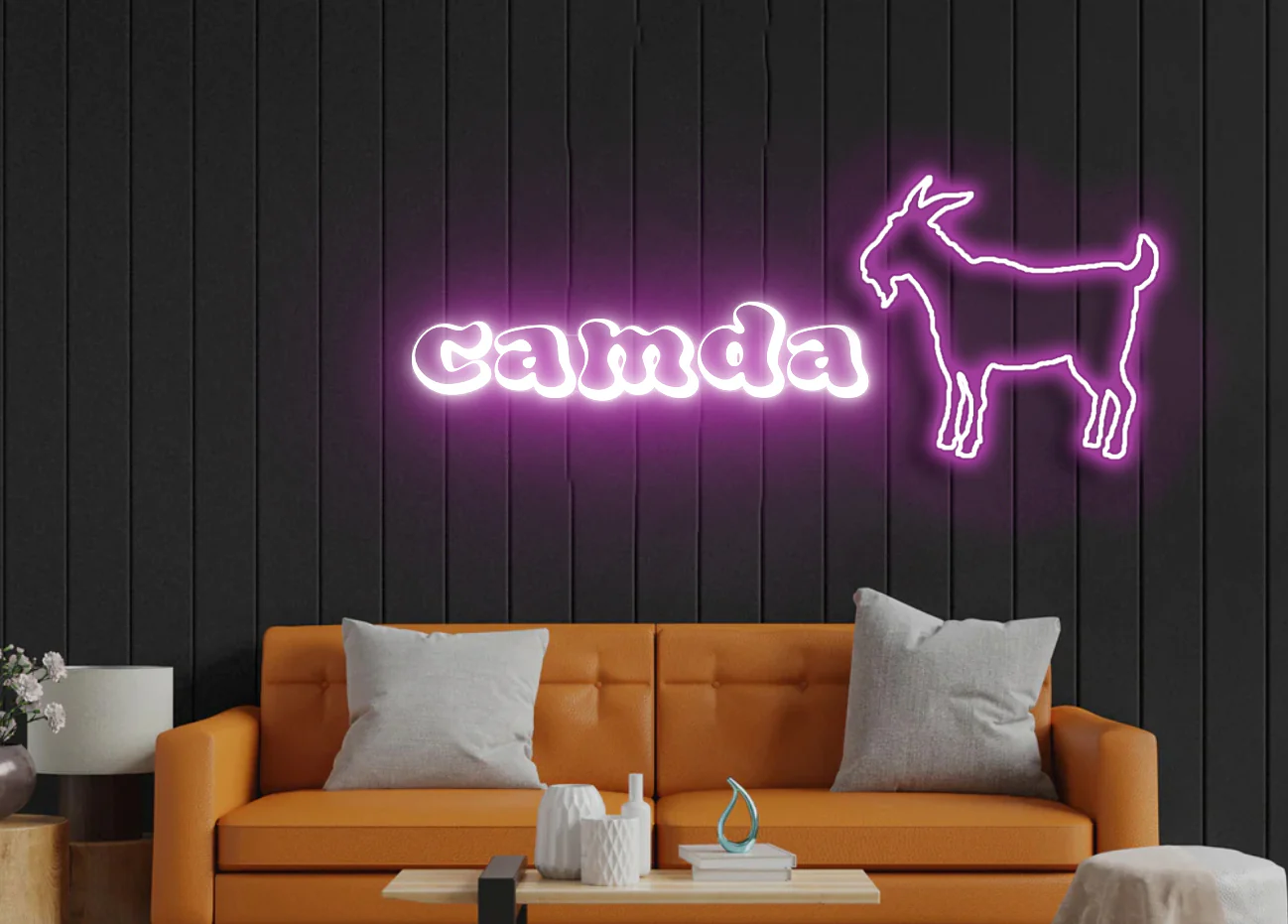 camdaGOAT - Premium Neon Artwork
