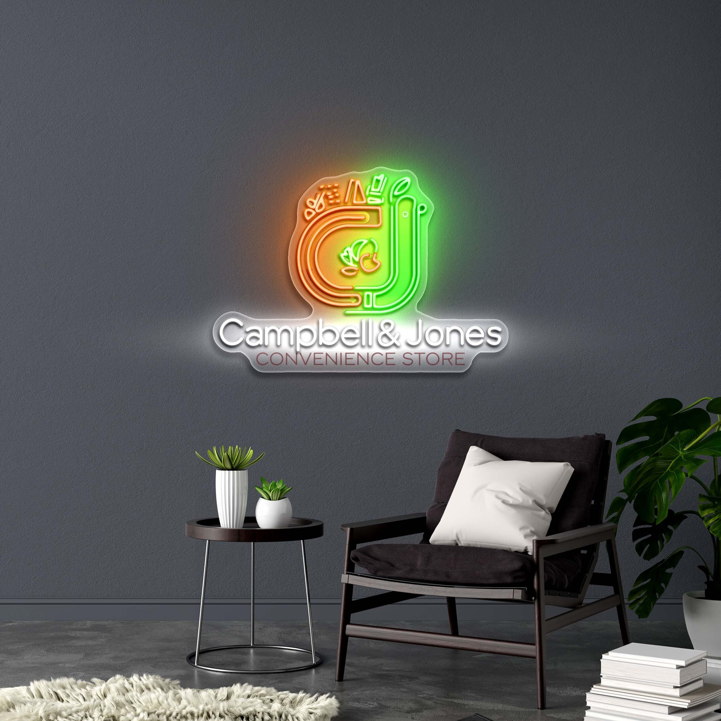 Campbell & Jones - Premium Neon Artwork