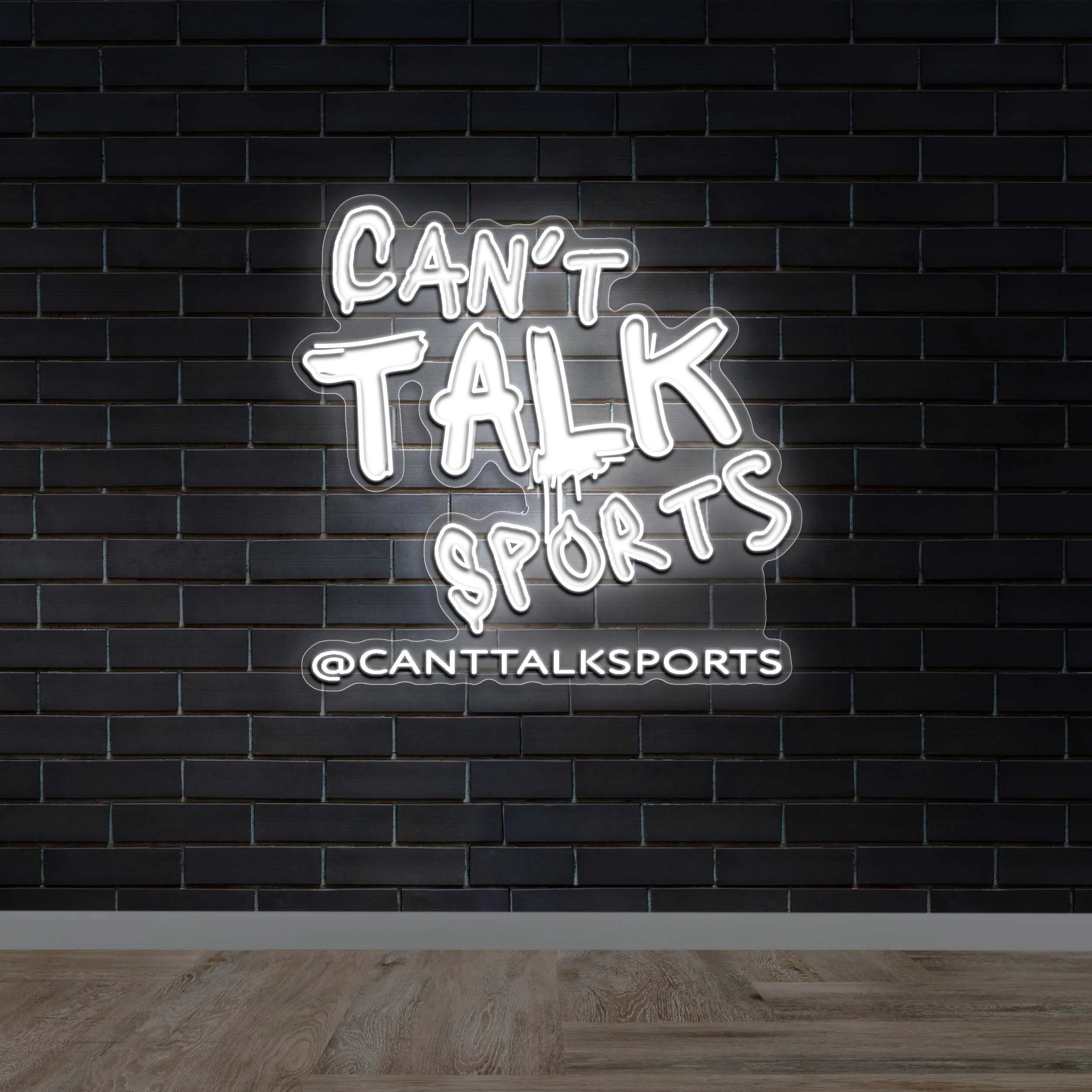CAN’T TALK SPORTS - Premium Neon Artwork