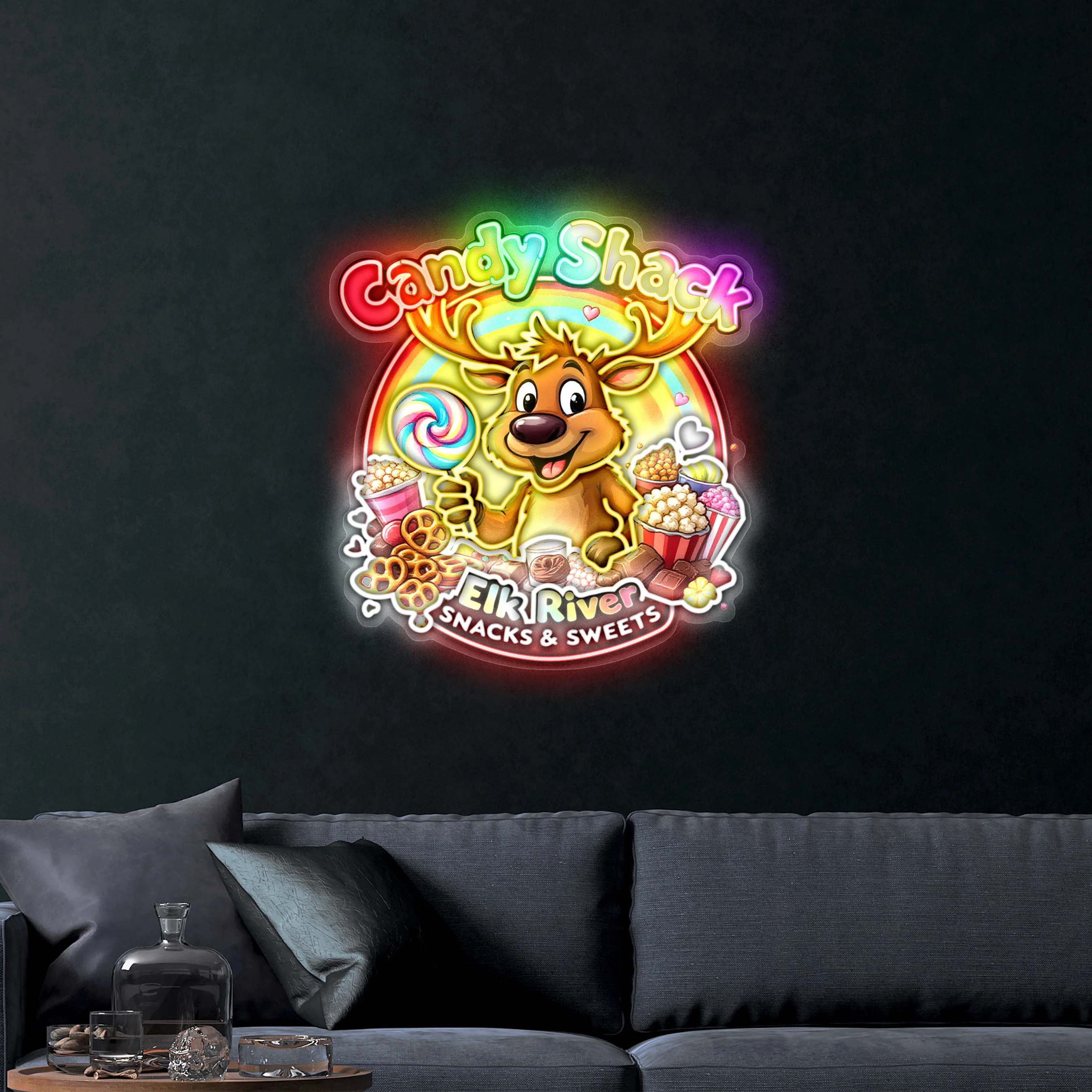 Candy Shack – Premium Neon Artwork