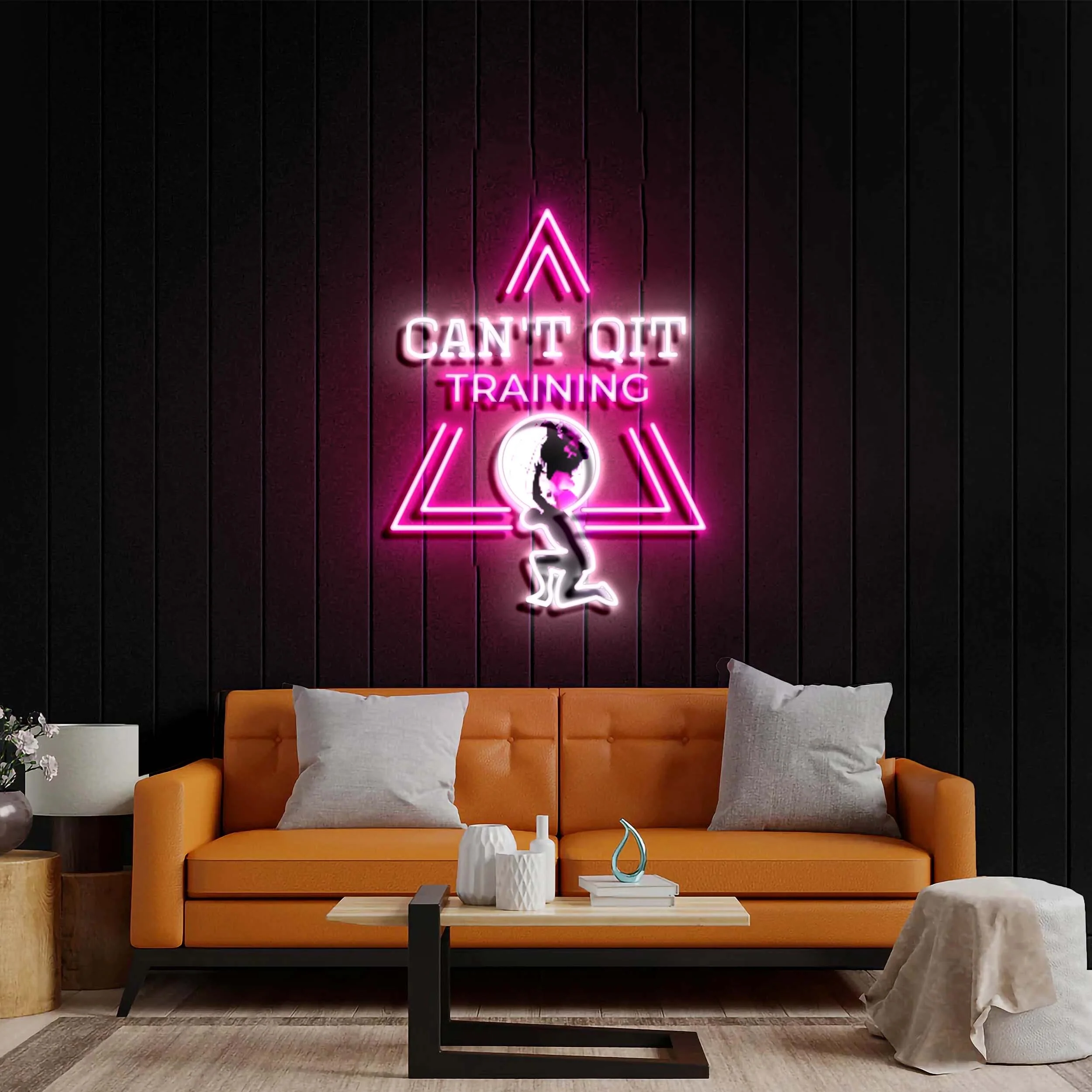 Can't Quit Training - Premium Neon Artwork