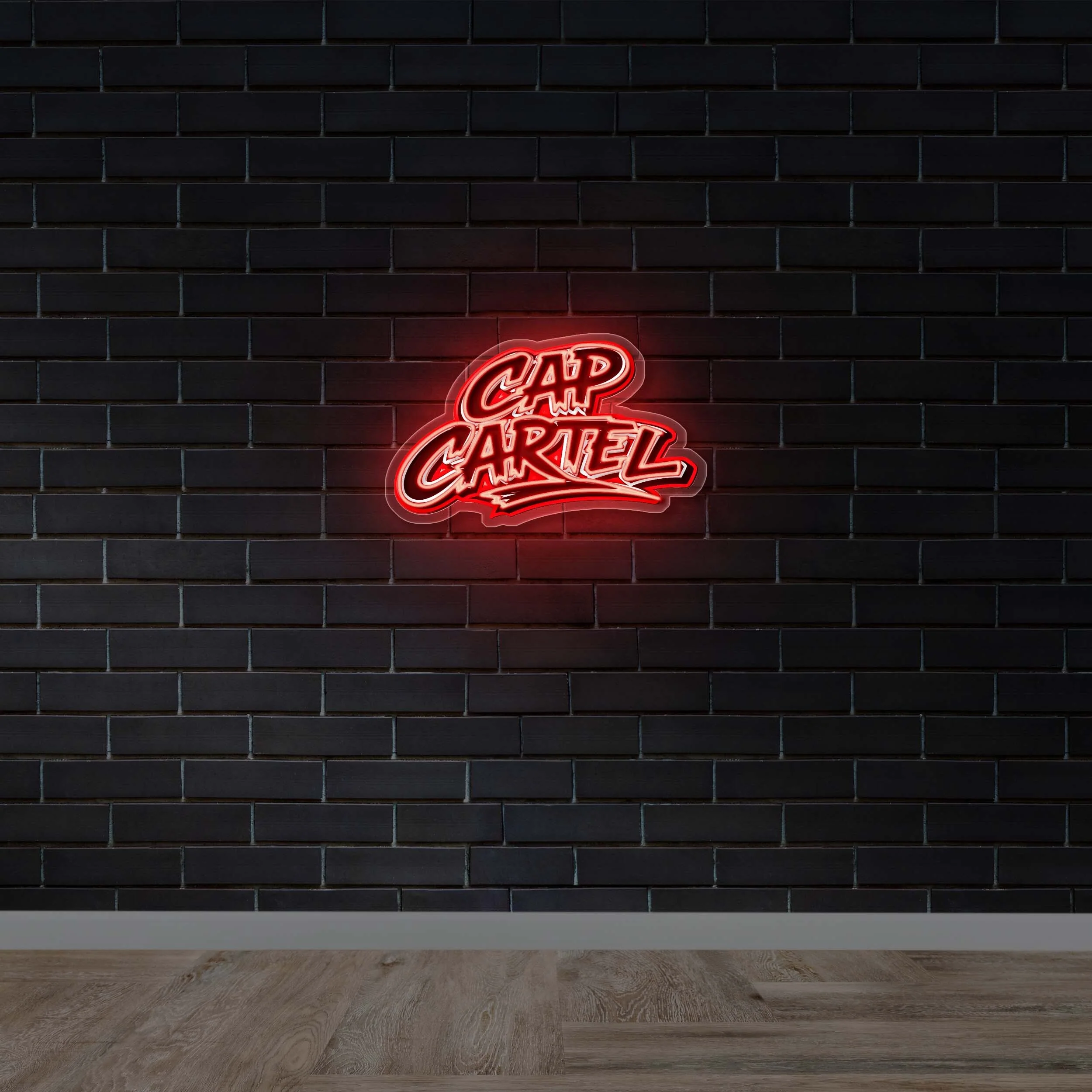 Cap Cartel Alternate - Premium Neon Artwork