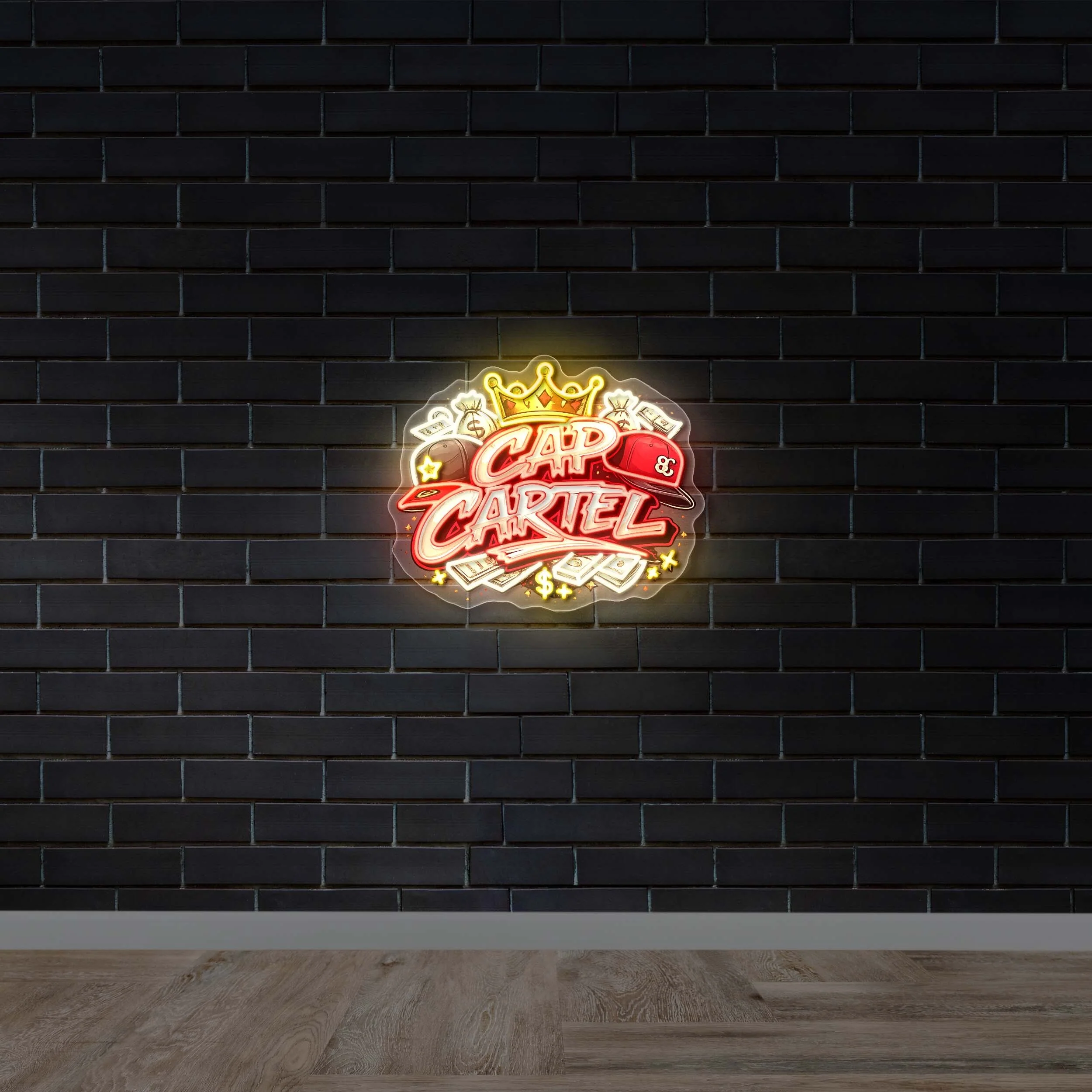 Cap Cartel - Premium Neon Artwork