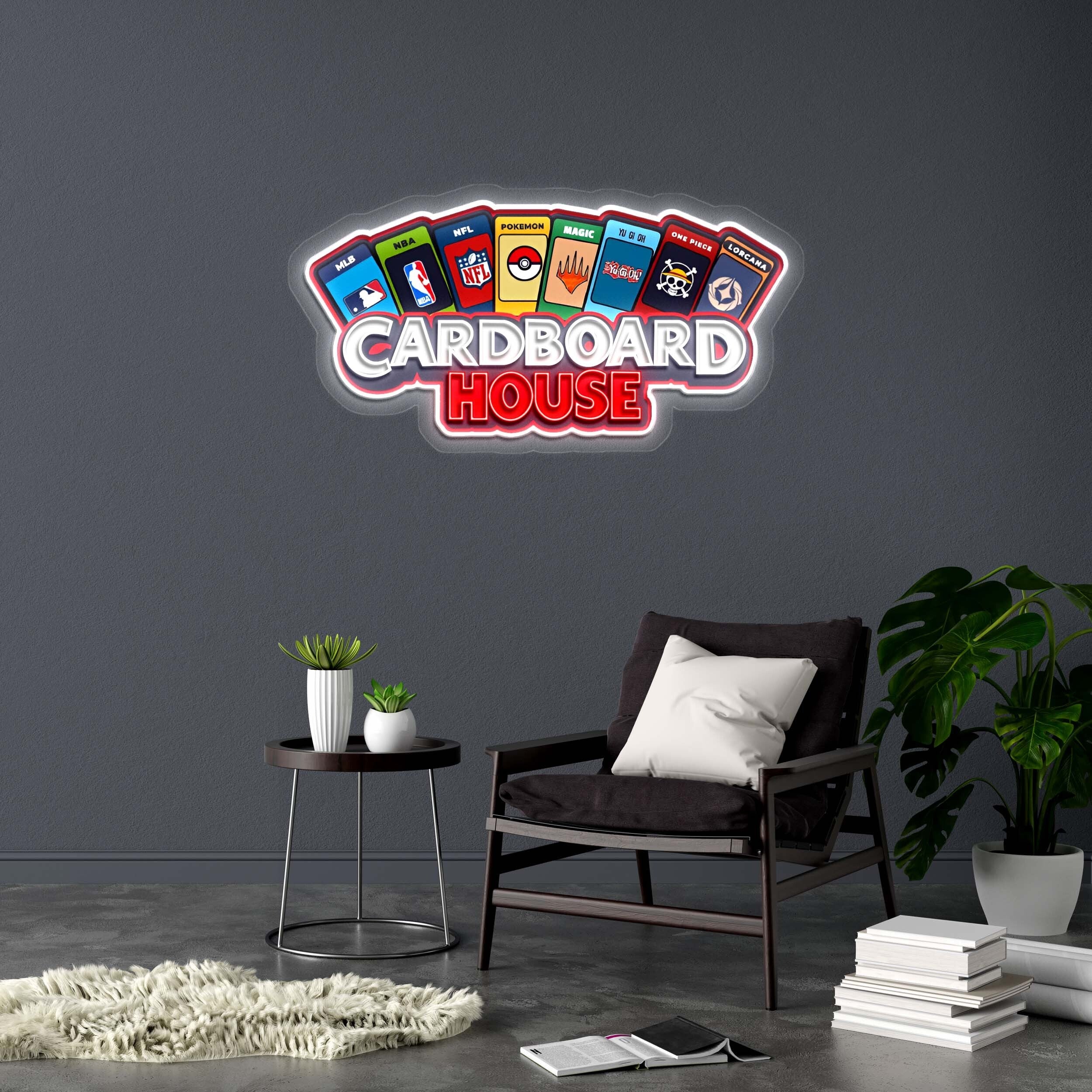 CARDBOARD HOUSE - Premium Neon Artwork