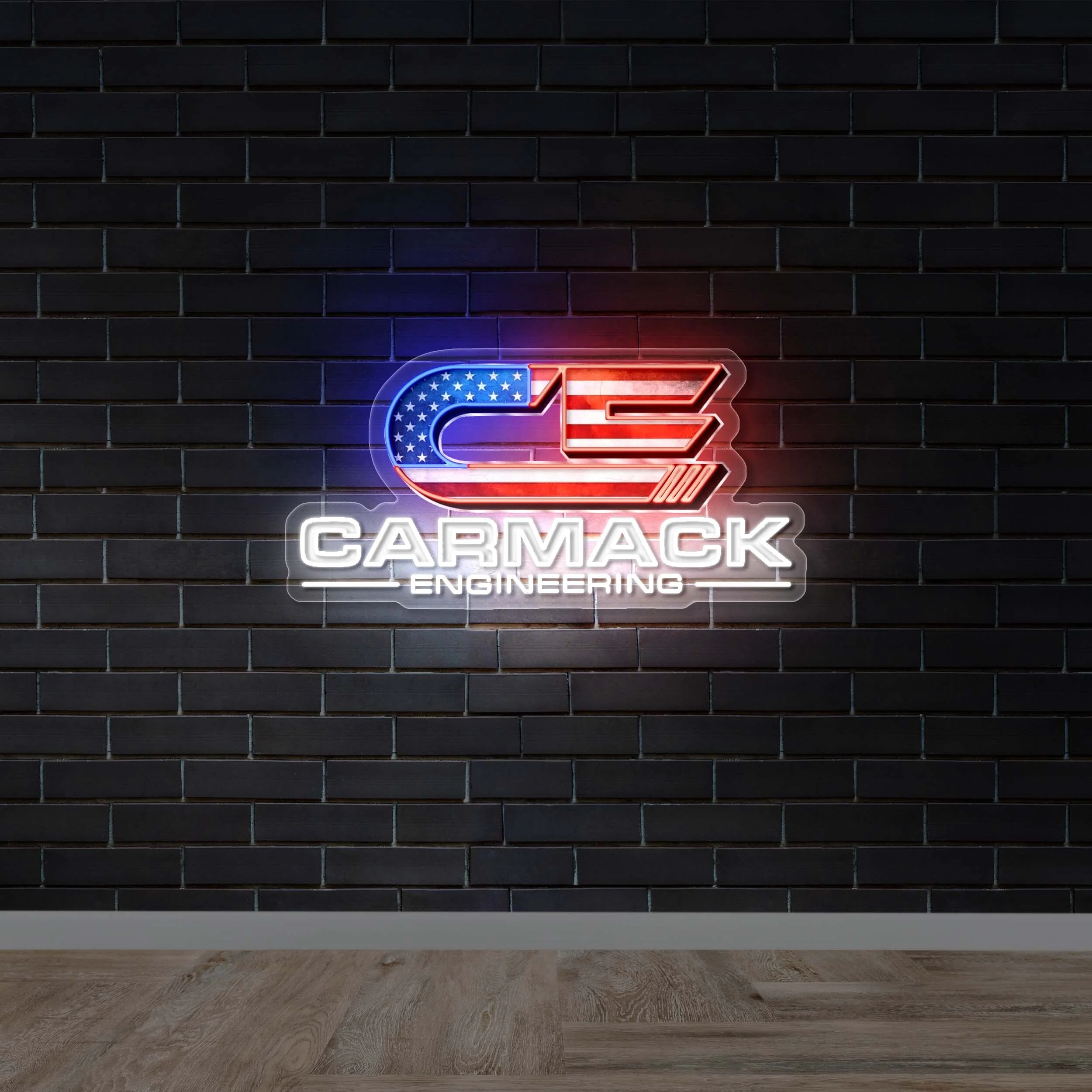Carmack Engineering – Premium Neon Artwork