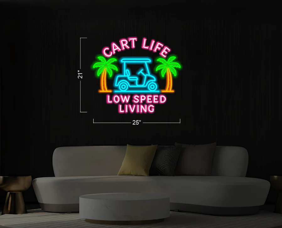 CART LIFE - Premium Neon Artwork