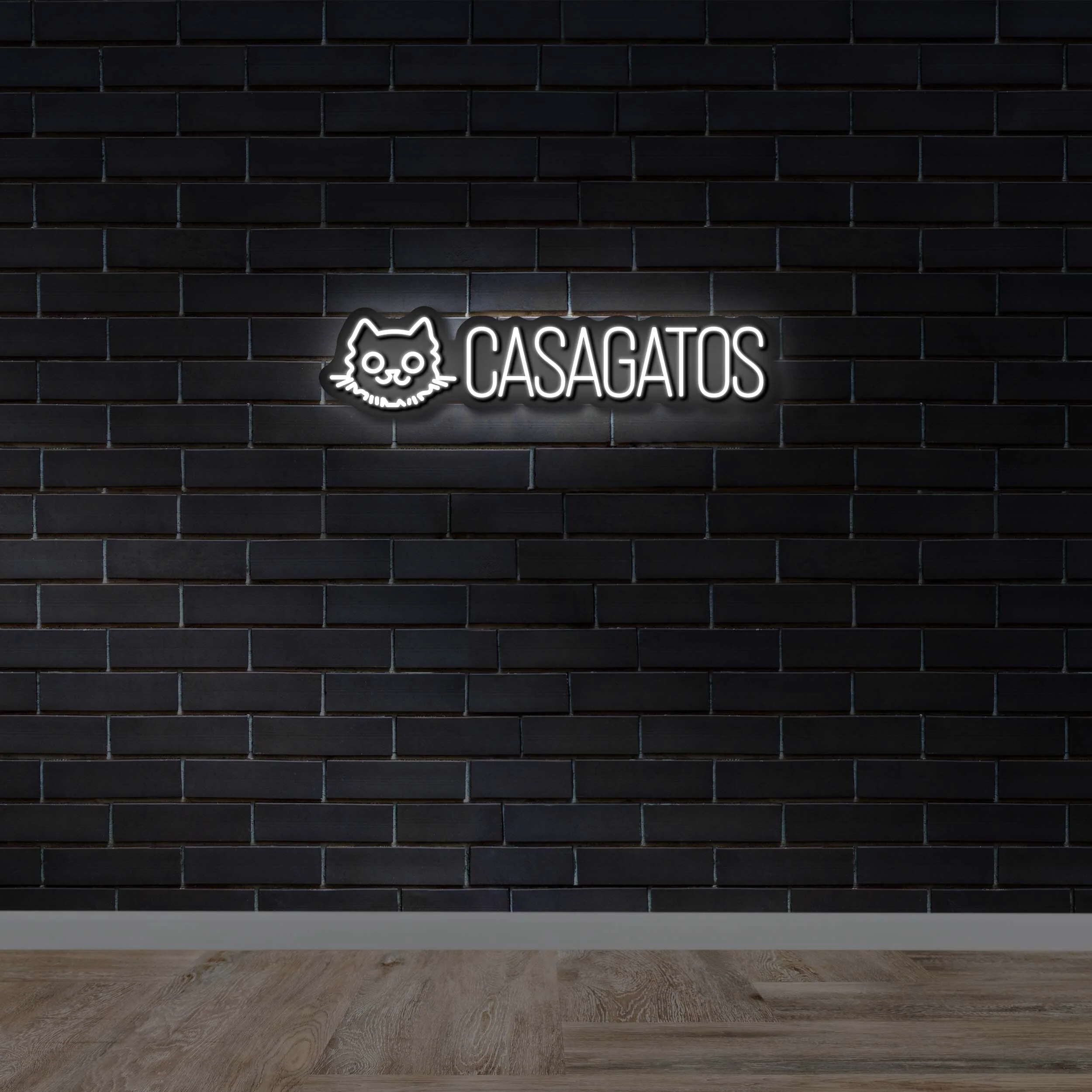 CASAGATOS - Premium Neon Artwork