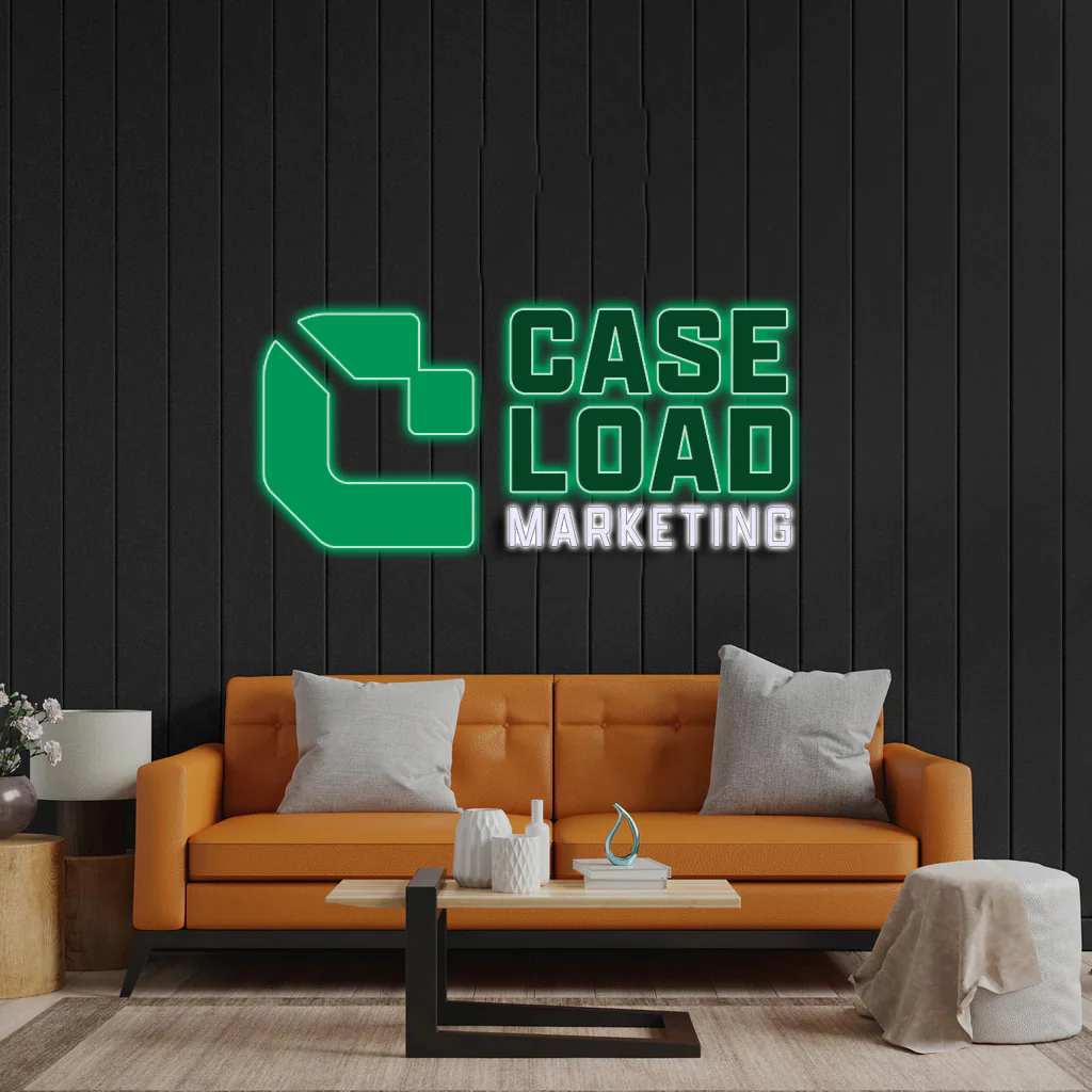 Case Load Marketing - Premium Neon Artwork