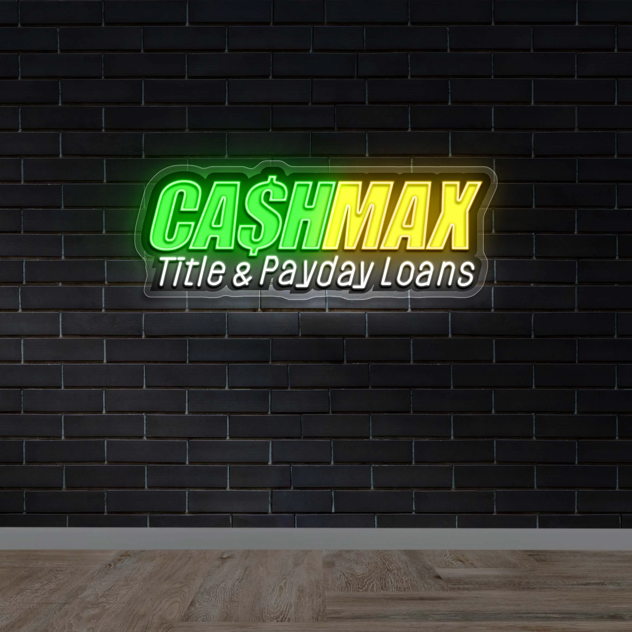 CASHMAX - Premium Neon Artwork