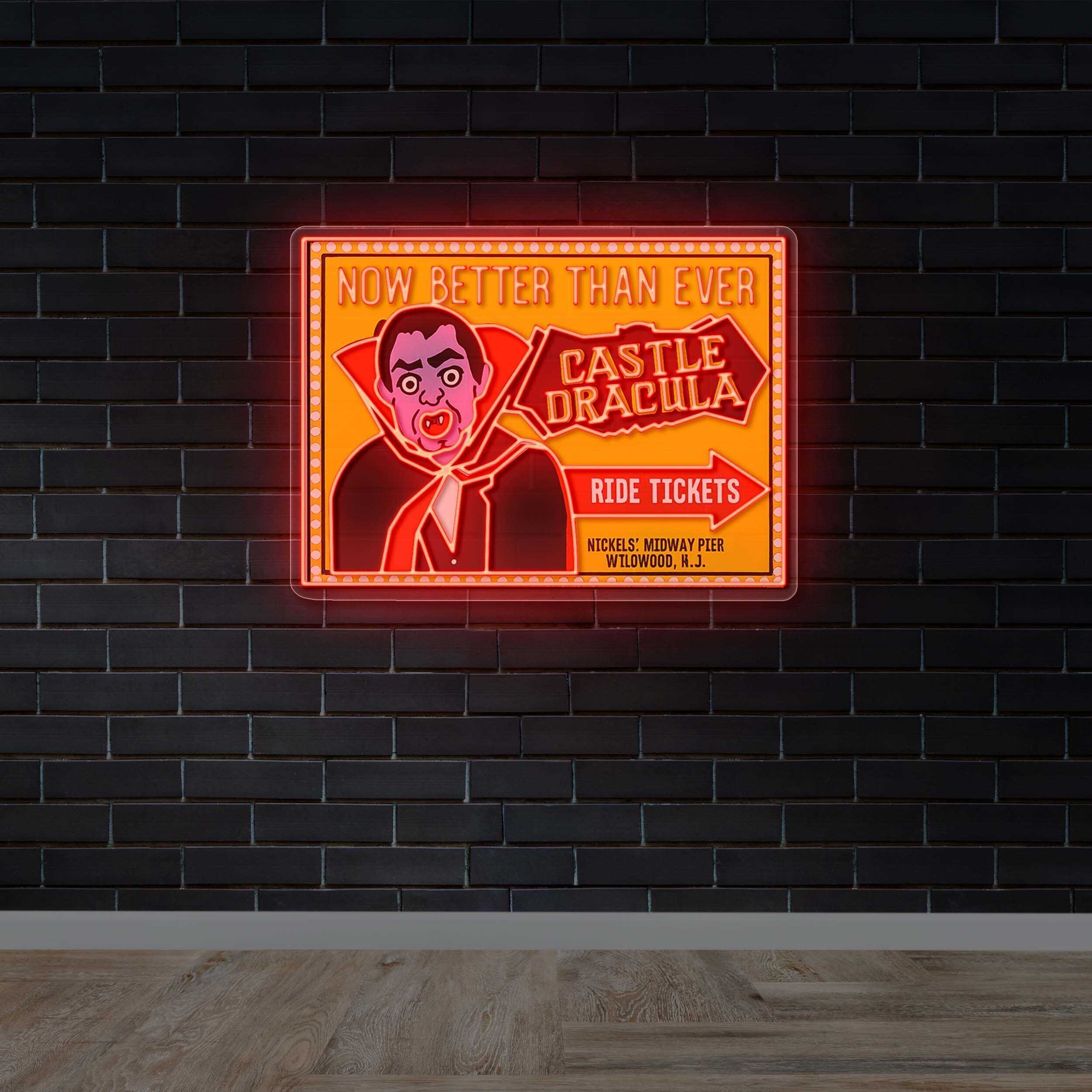Castle Dracula - Premium Neon Artwork