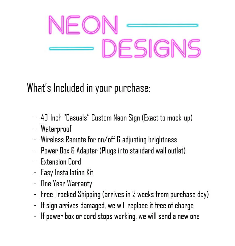 Casuals - Premium Neon Artwork - Image 2