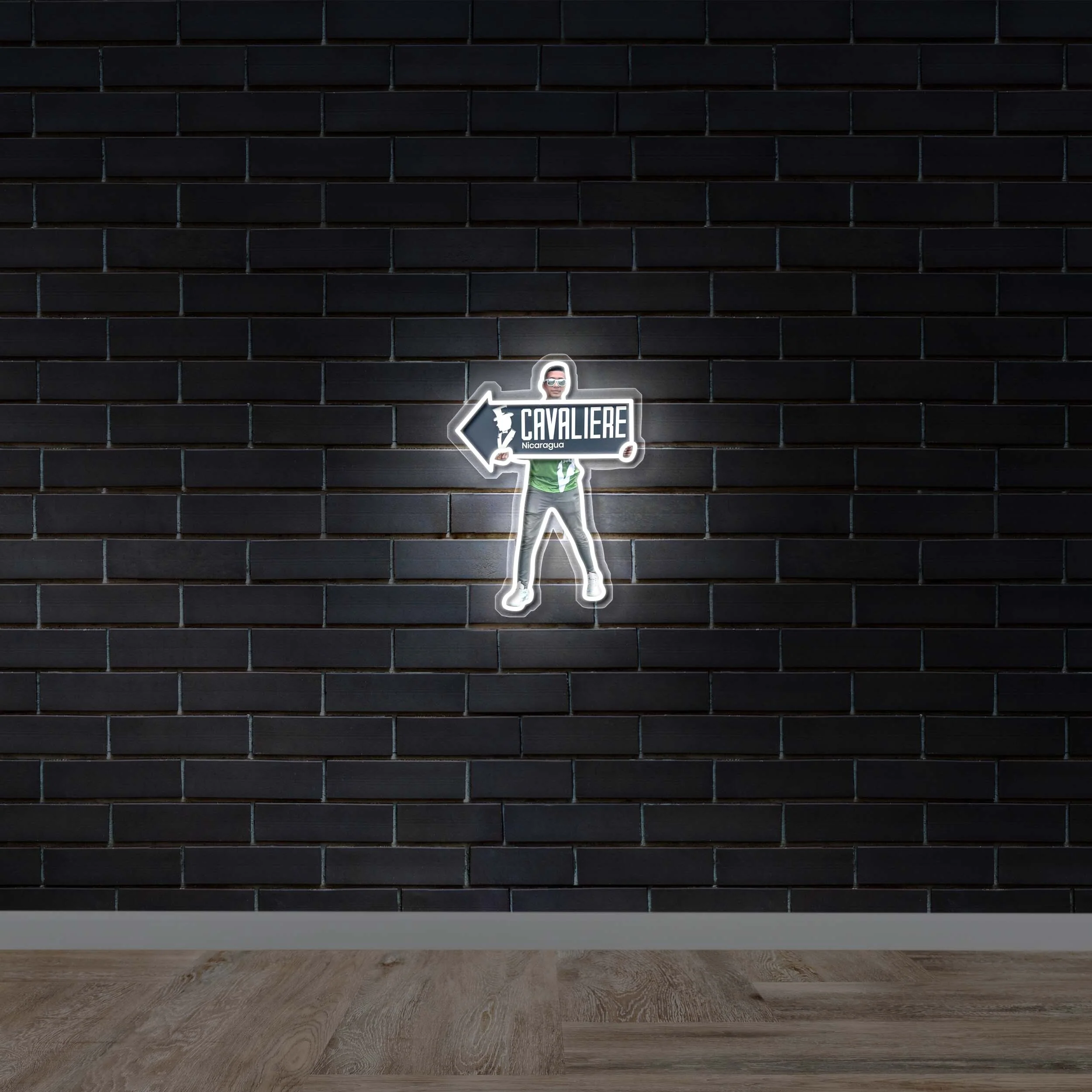 Cavaliere Nicaragua - Premium Neon Artwork