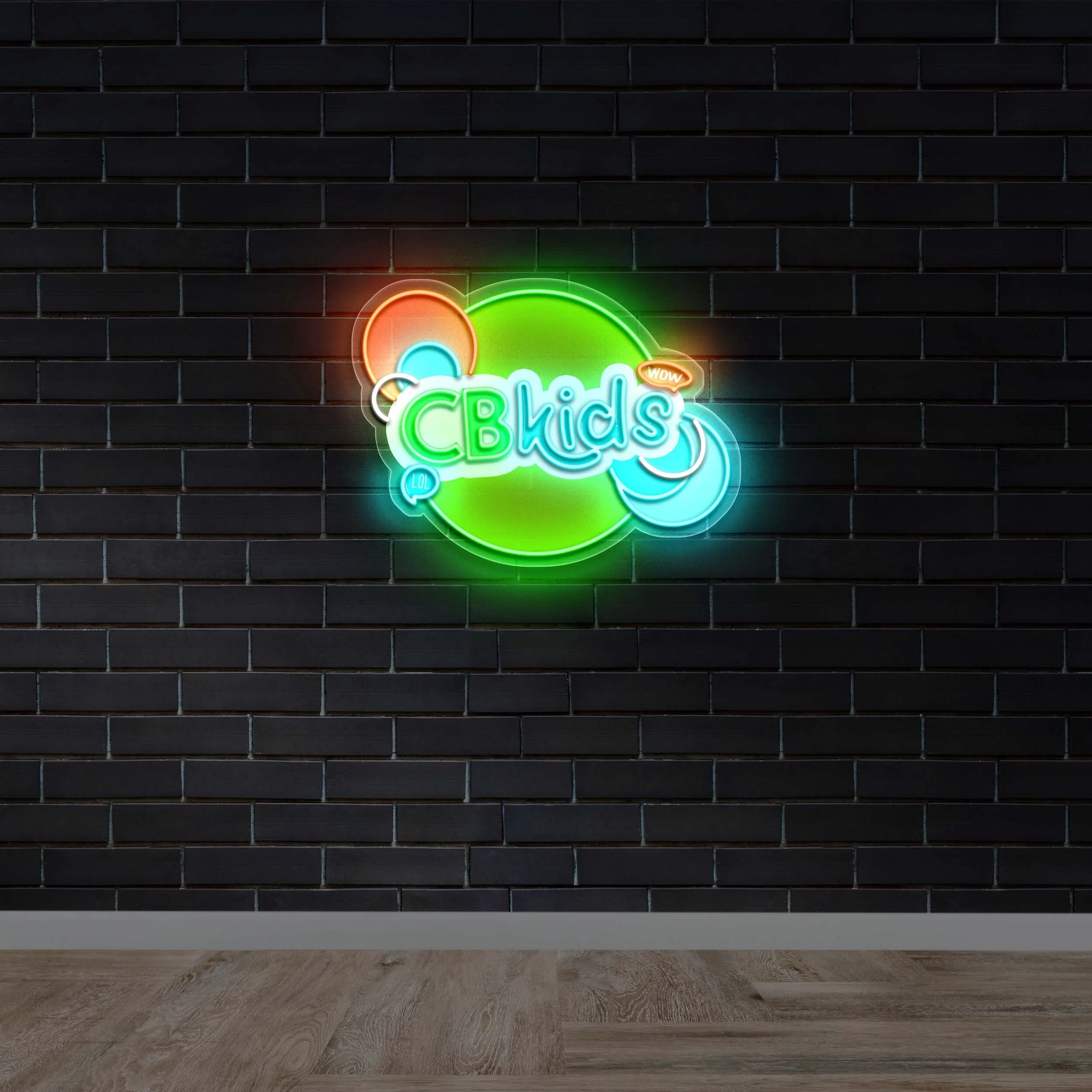CB KIDS - Premium Neon Artwork