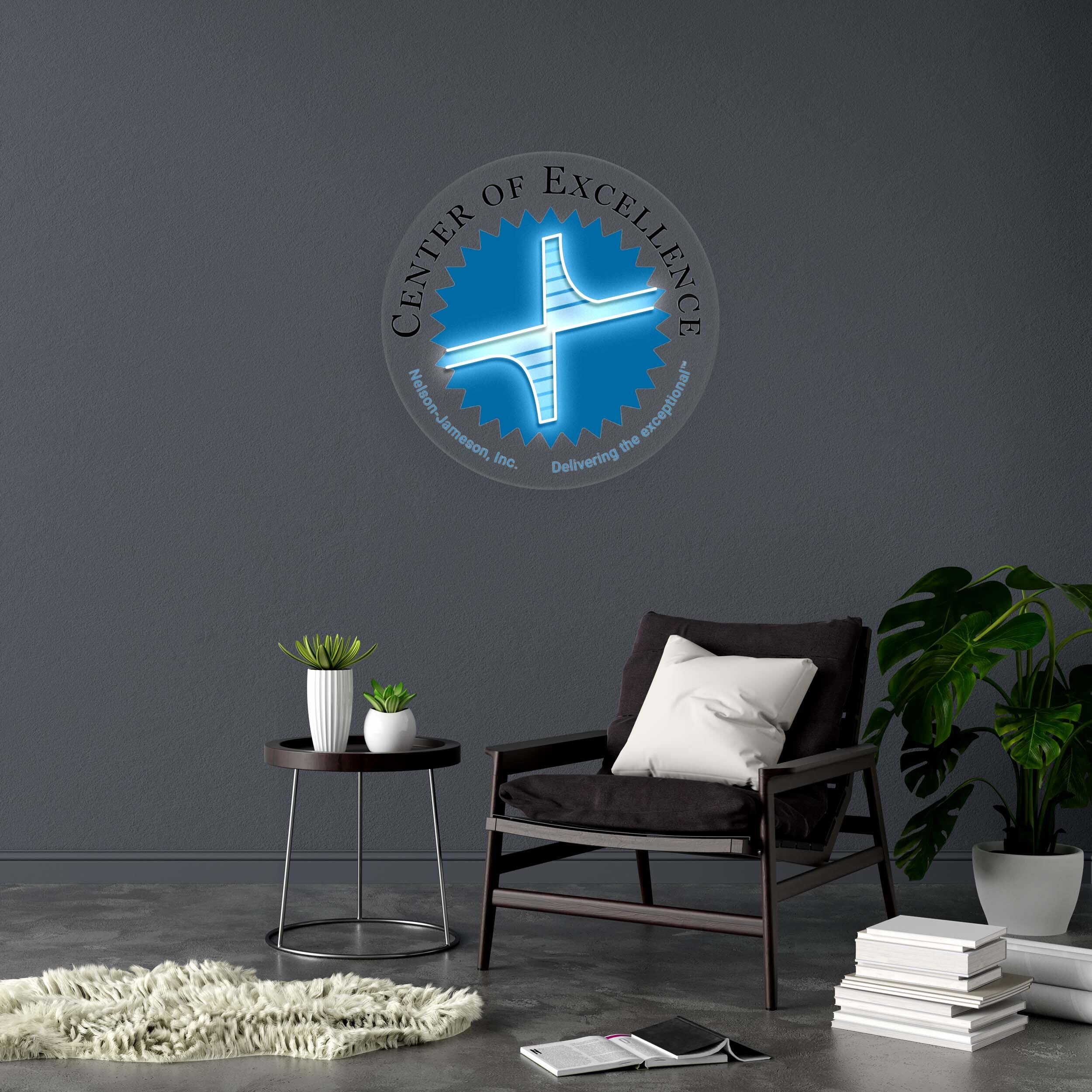 CENTER OF EXCELLENCE - Premium Neon Artwork